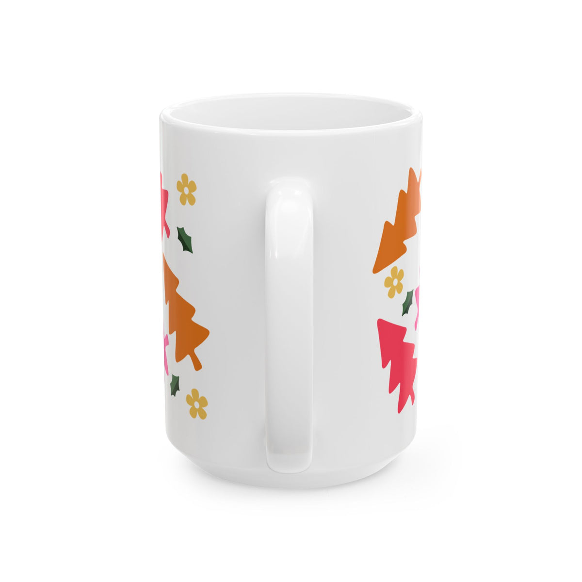 Groovy Christmas Holiday Ceramic Mug Coffee Cup (11oz & 15oz)