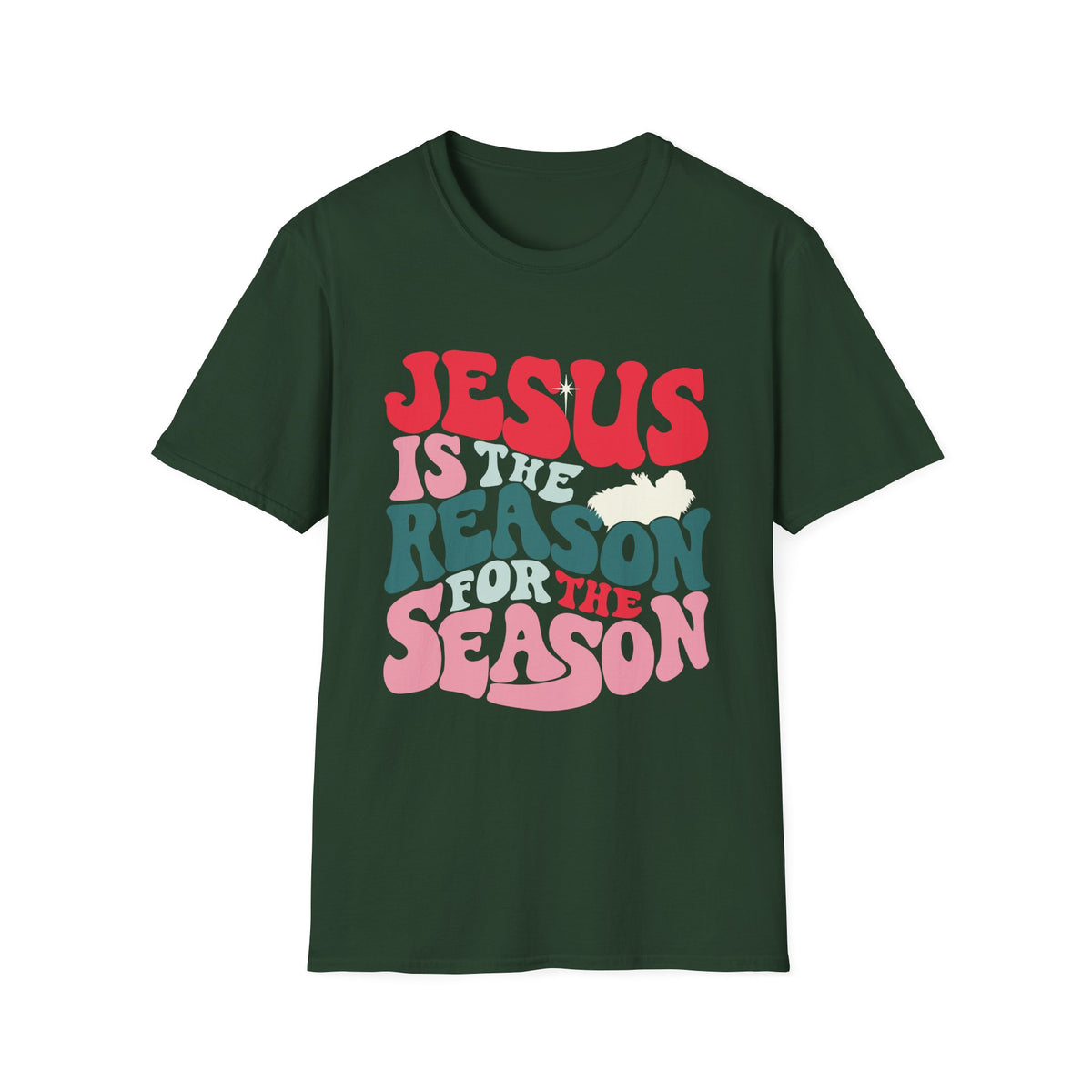 Jesus is the Reason Tee Christmas Season Christian T-Shirt