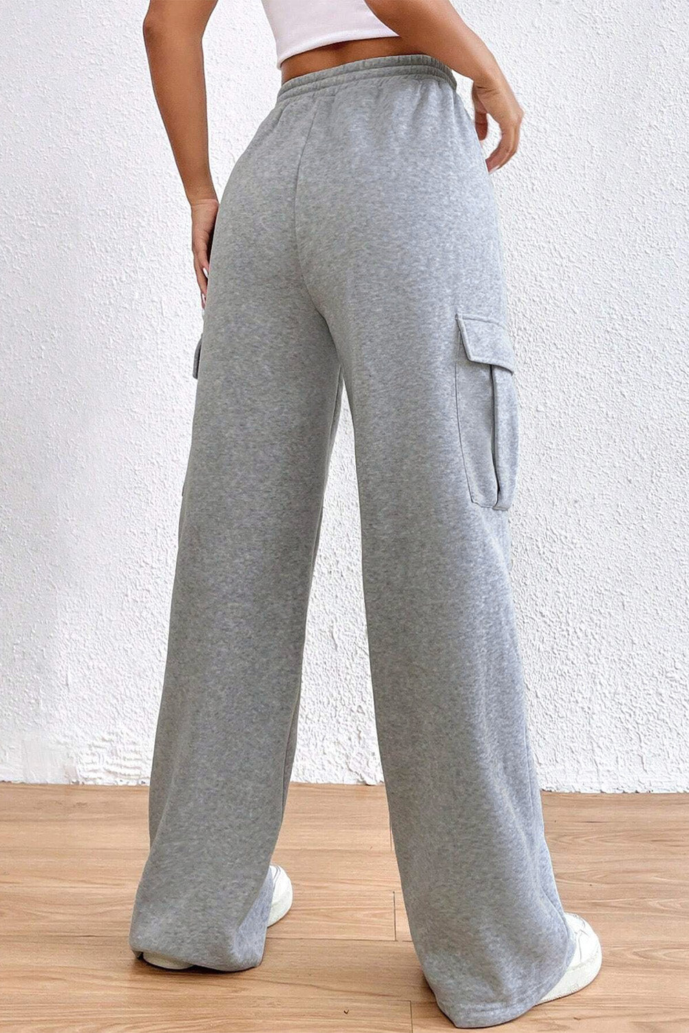 Drawstring High Waist Pants - Sydney So Sweet