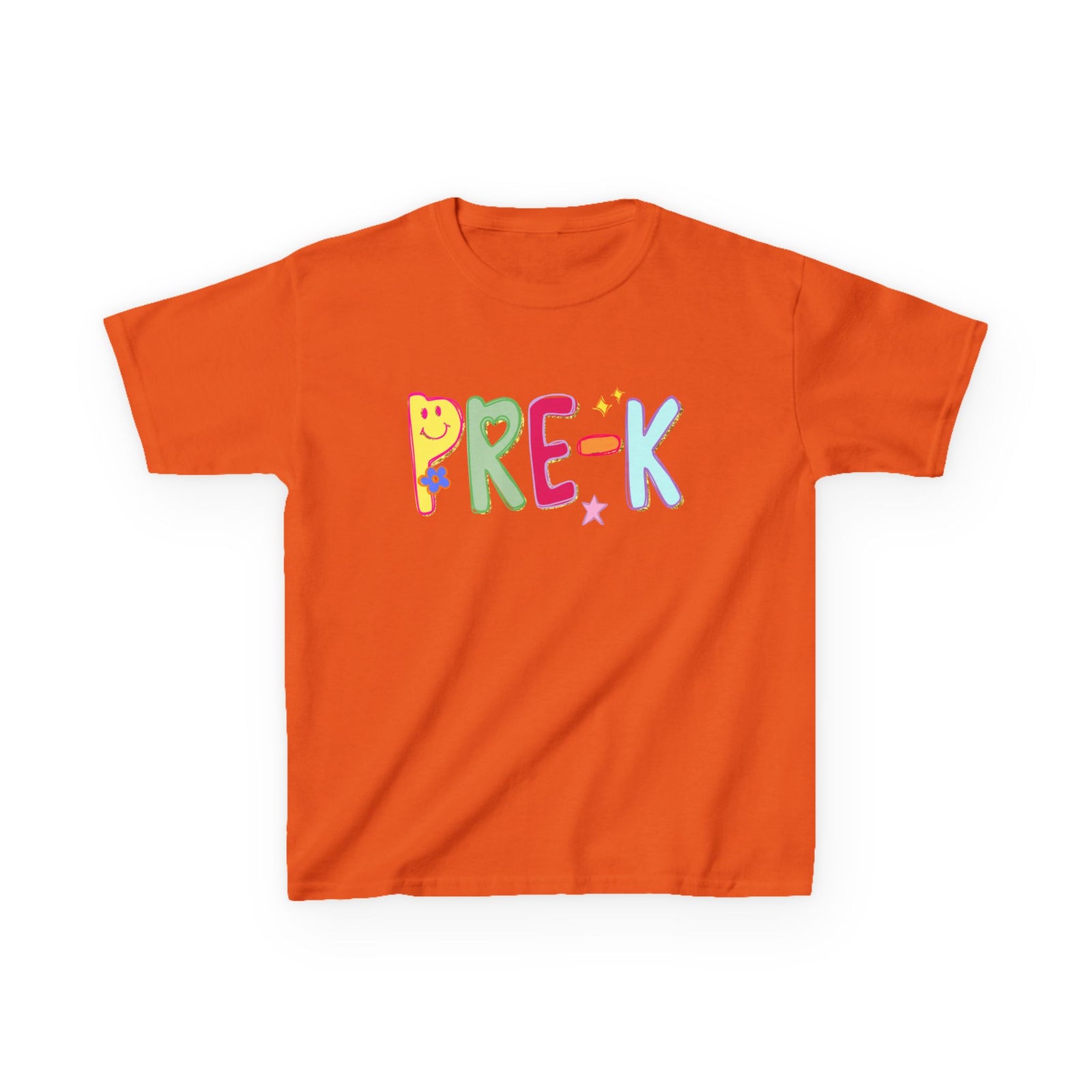 Pre-K Kids T-Shirt Cute & Colorful Back to School Preschool Tee