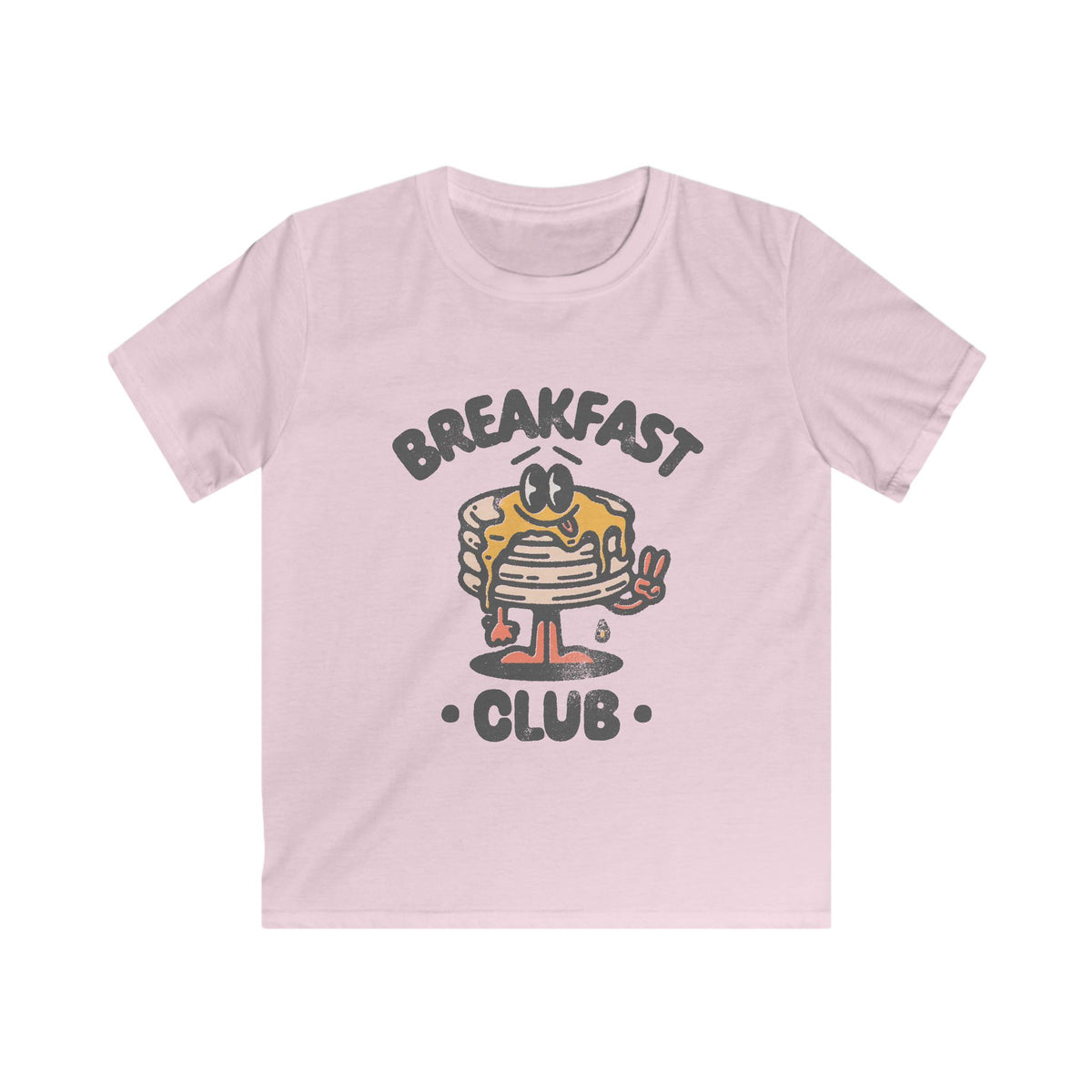 Breakfast Club Kids T‑Shirt — Cute Pancake Graphic Tee for Children
