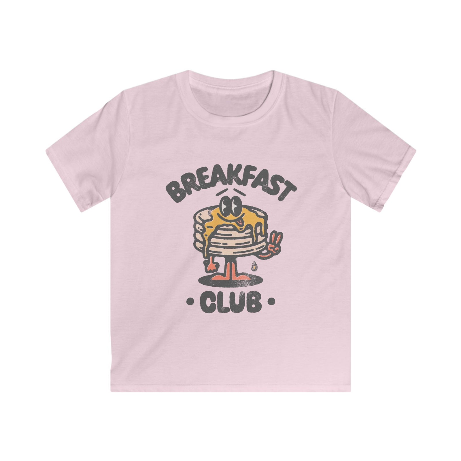 Breakfast Club Kids T‑Shirt — Cute Pancake Graphic Tee for Children