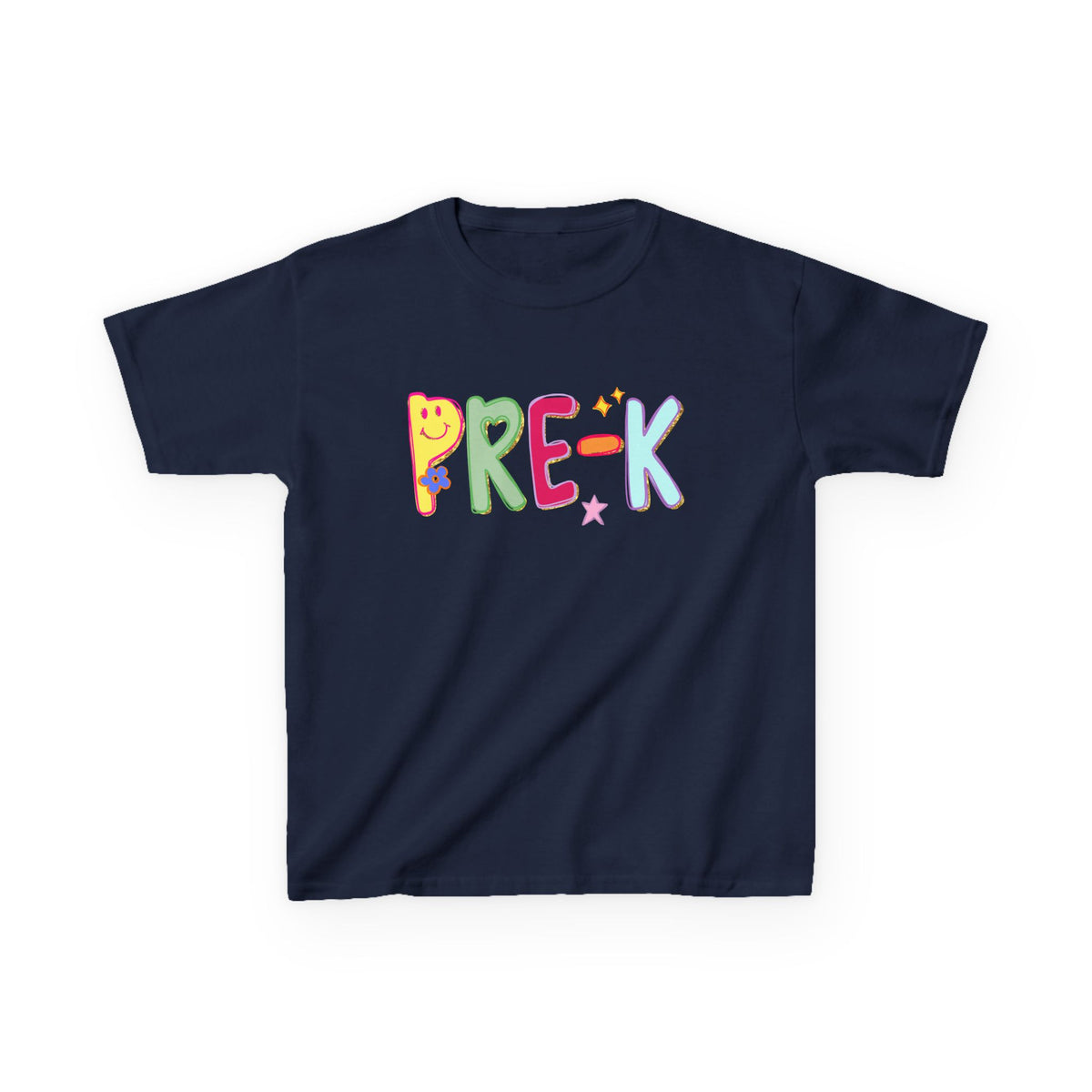 Pre-K Kids T-Shirt Cute & Colorful Back to School Preschool Tee