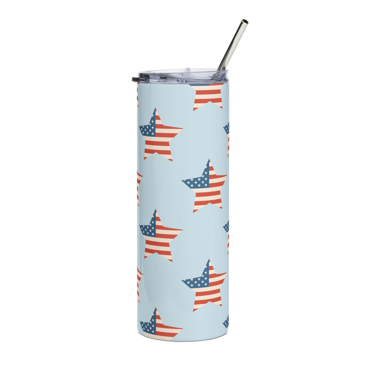 Liberty Stars 20oz Patriotic American Tumbler Stainless Steel Travel Cup