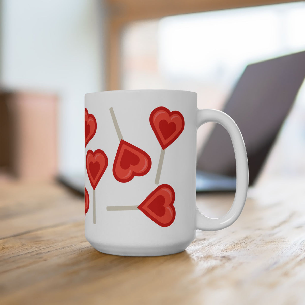 Heart Sucker for You Mug — Cute Valentine’s Day Coffee Cup (11oz & 15oz) - Sydney So Sweet