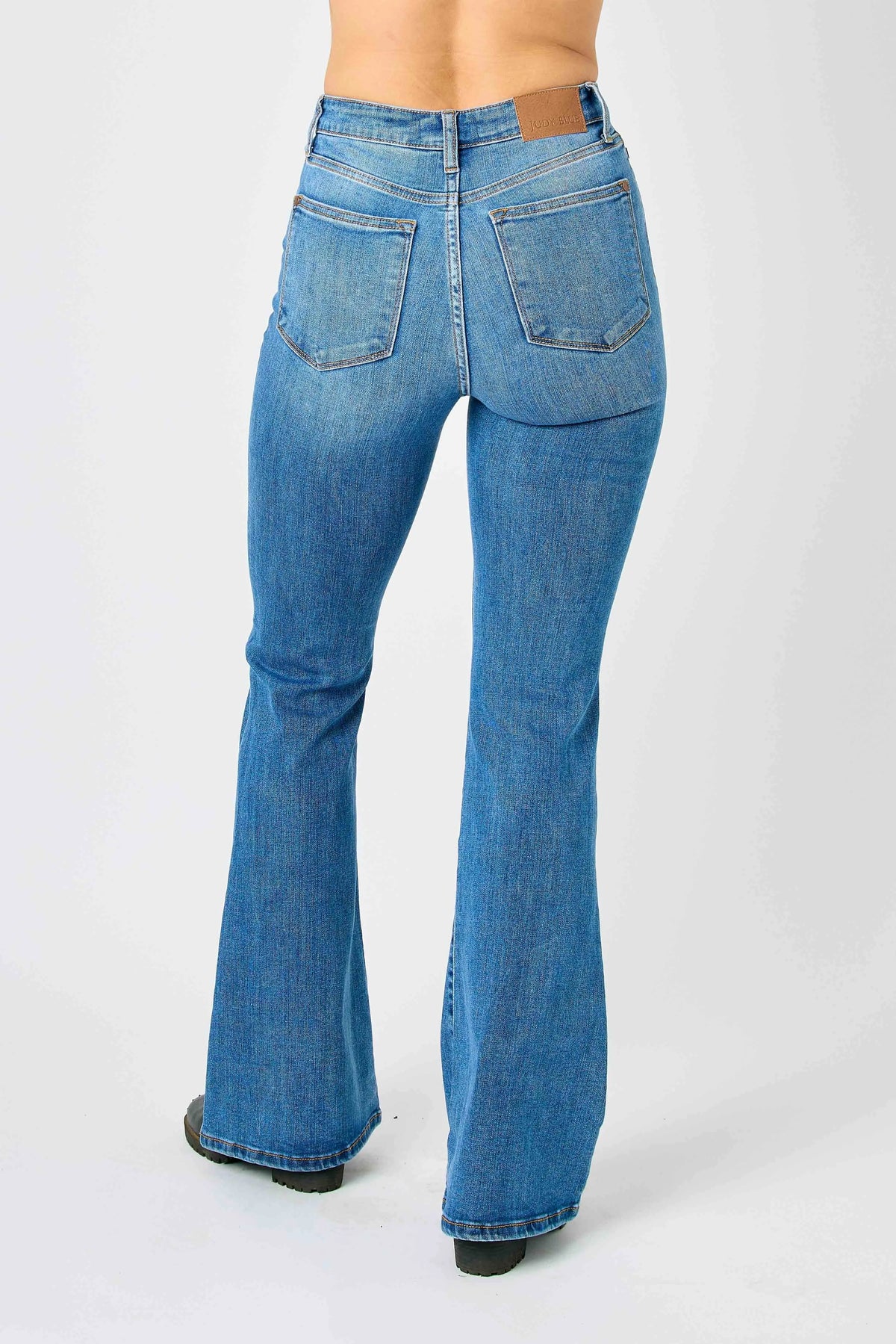 Judy Blue Full Size Hw Classic Flare Jeans Plus Size - Sydney So Sweet