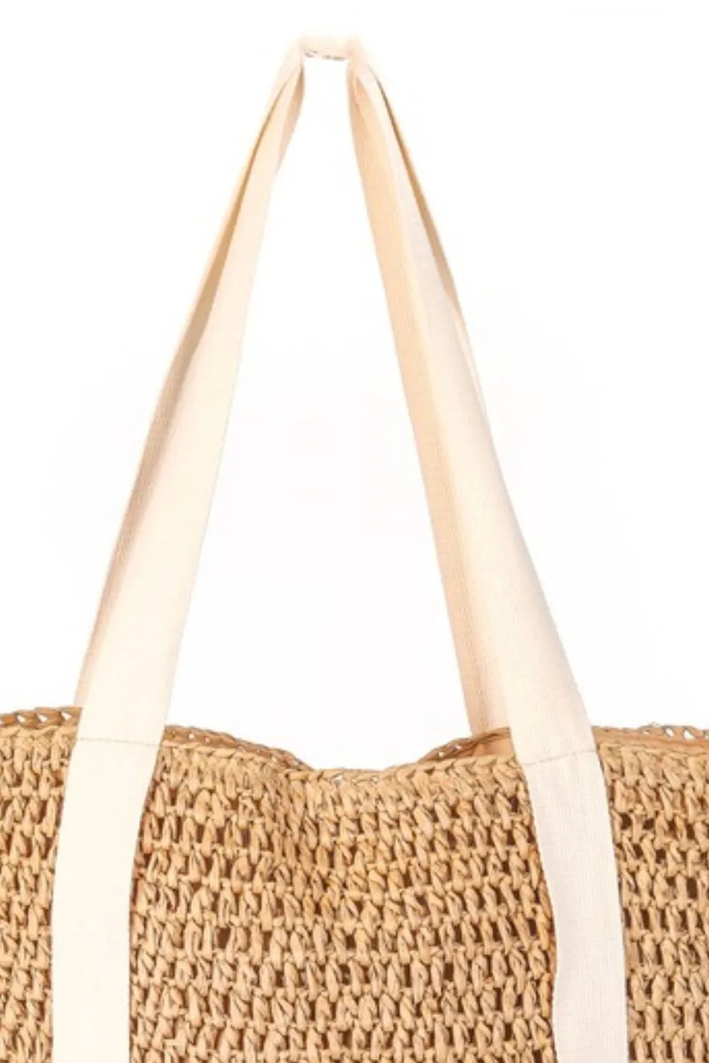 Fame Straw Braided Hat Carrier Tote Bag - Sydney So Sweet