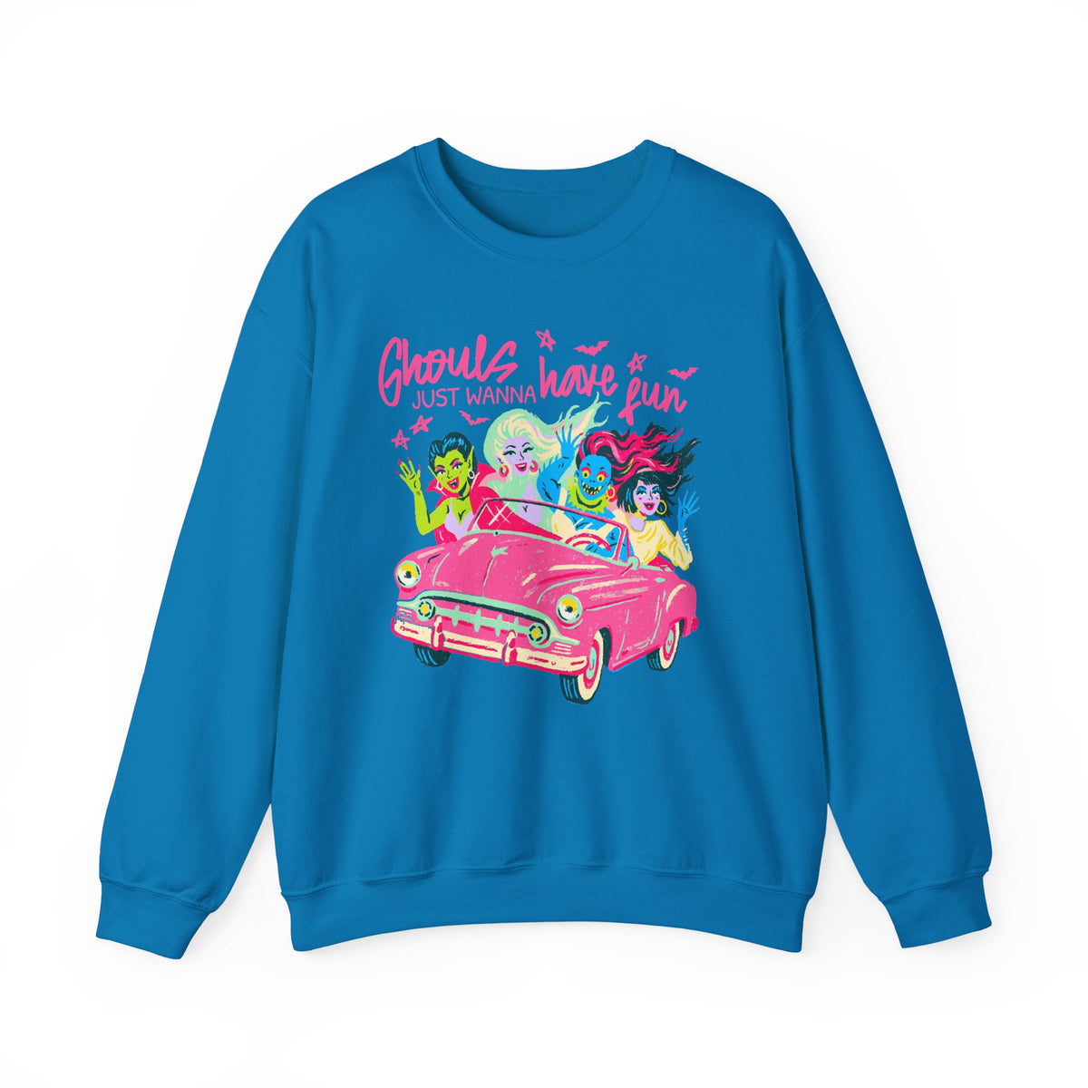 Ghouls Just Wanna Have Fun Halloween Monsters Sweatshirt Fun Graphic Tee Pullover