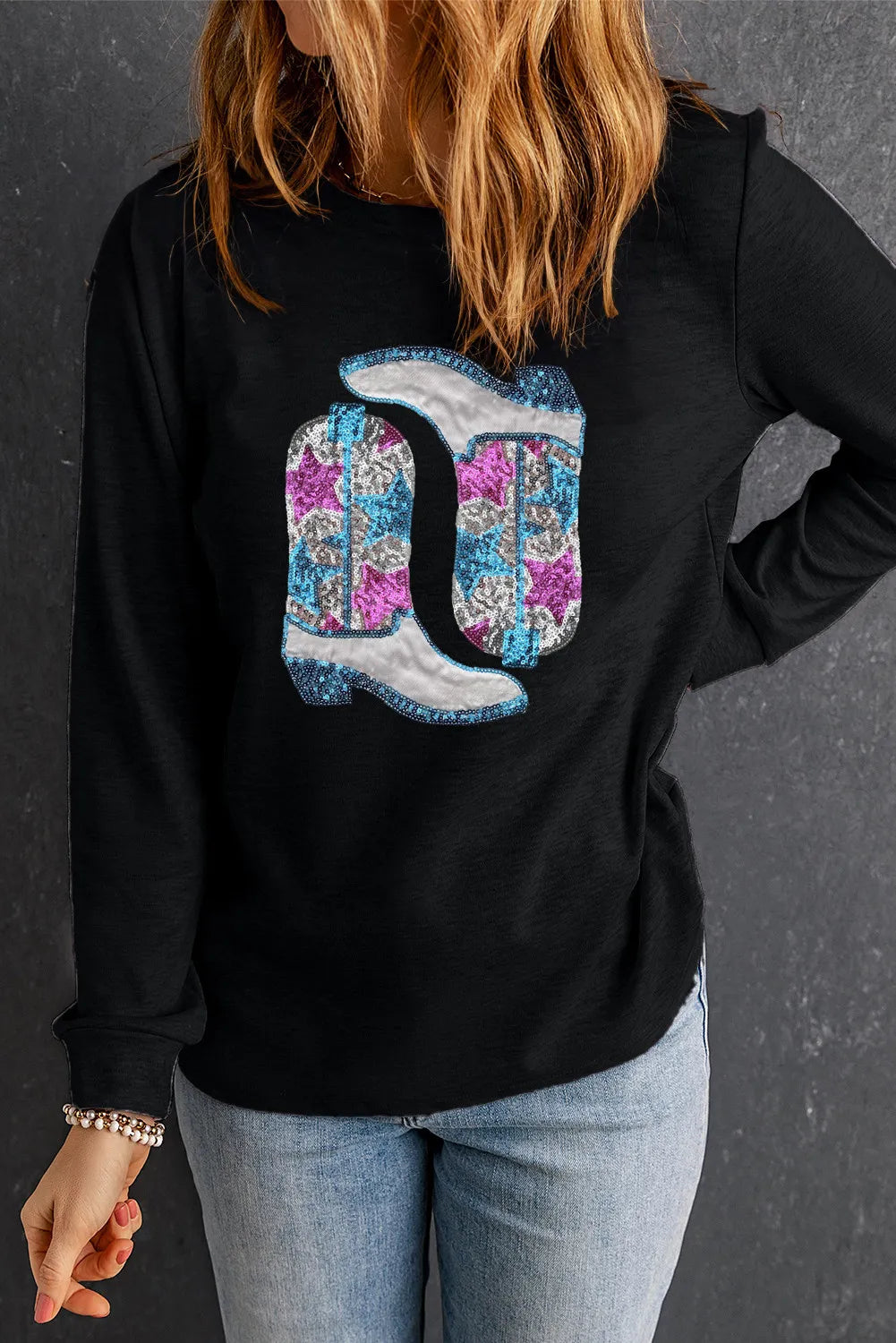 Boots Women&#39;s Graphic Long Sleeve Sweatshirt - Sydney So Sweet