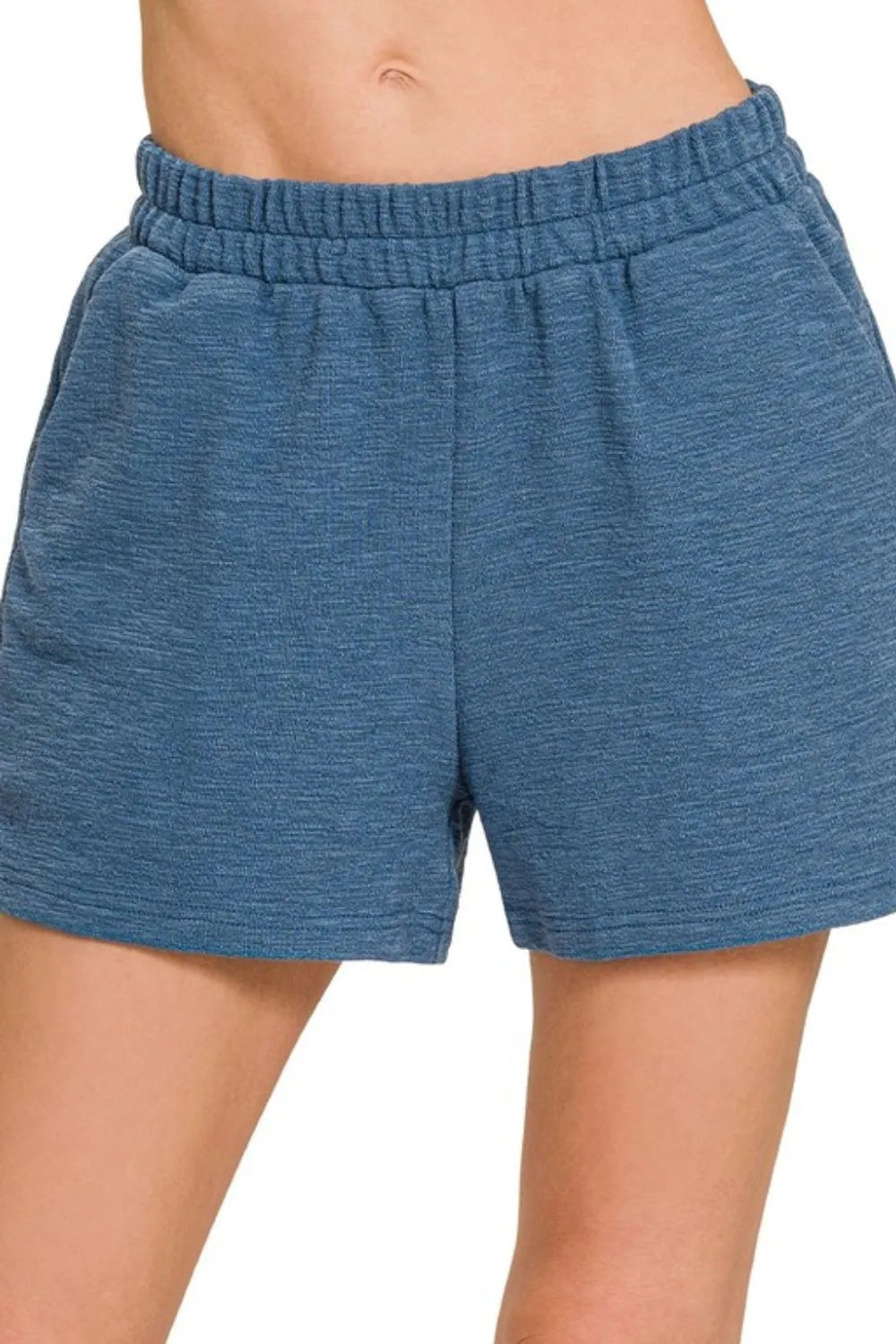 Zenana Cotton Slub Shorts - Sydney So Sweet