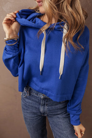 Drawstring Long Sleeve Hoodie - Sydney So Sweet