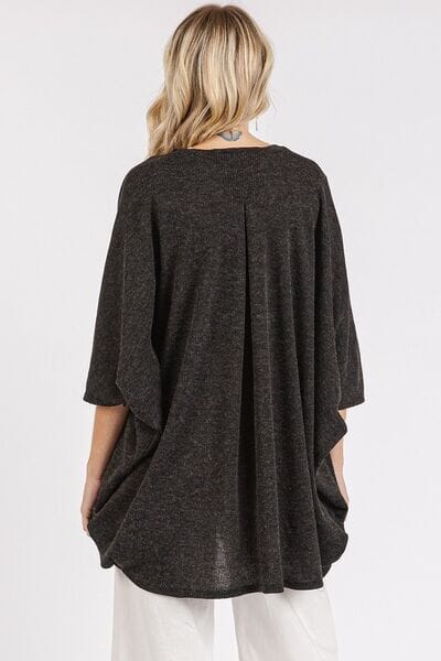 Mittoshop Open Front Batwing Sleeve Cardigan - Sydney So Sweet
