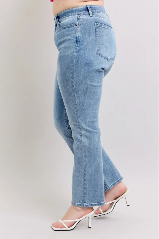 Judy Blue Plus Size High Waist Dad Jeans - Sydney So Sweet