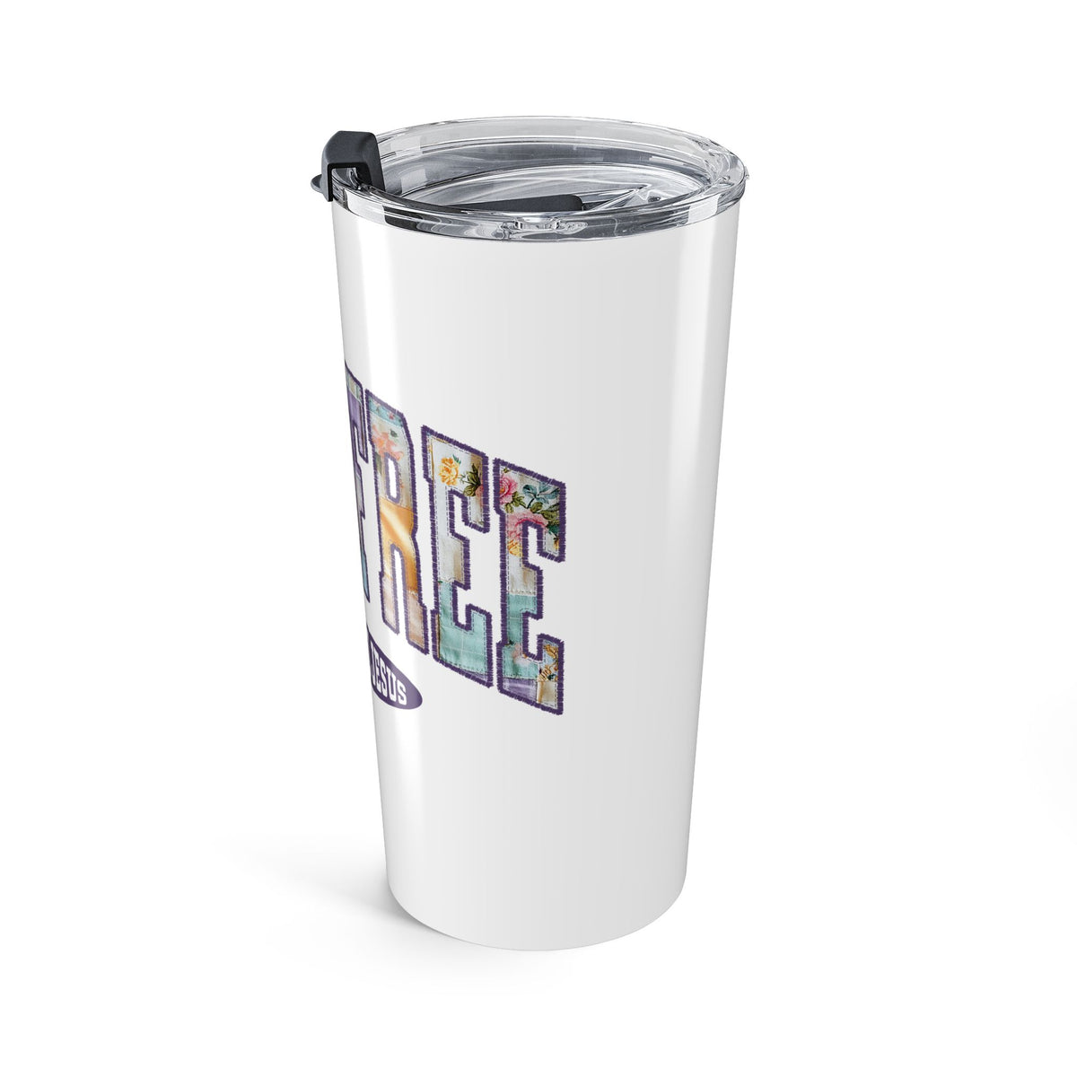 Debt Free Thank You Jesus 20oz Jesus Tumbler Faith Travel Mug