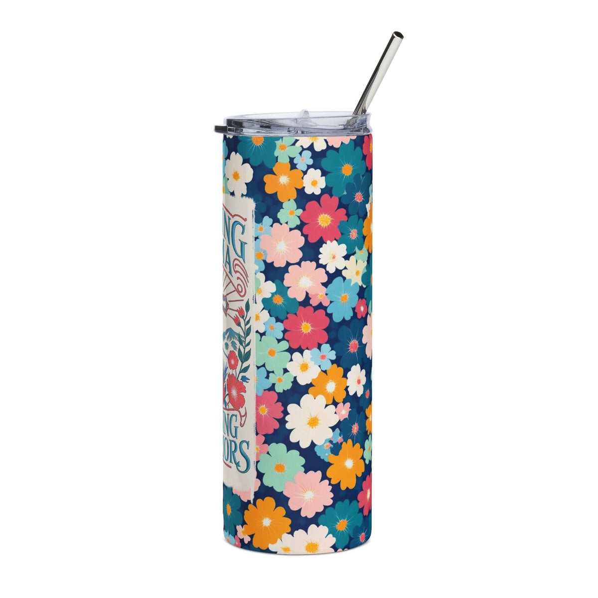 Praying Mama Raising Warriors 20oz Stainless Steel Tumbler Inspirational Christian  Travel Cup