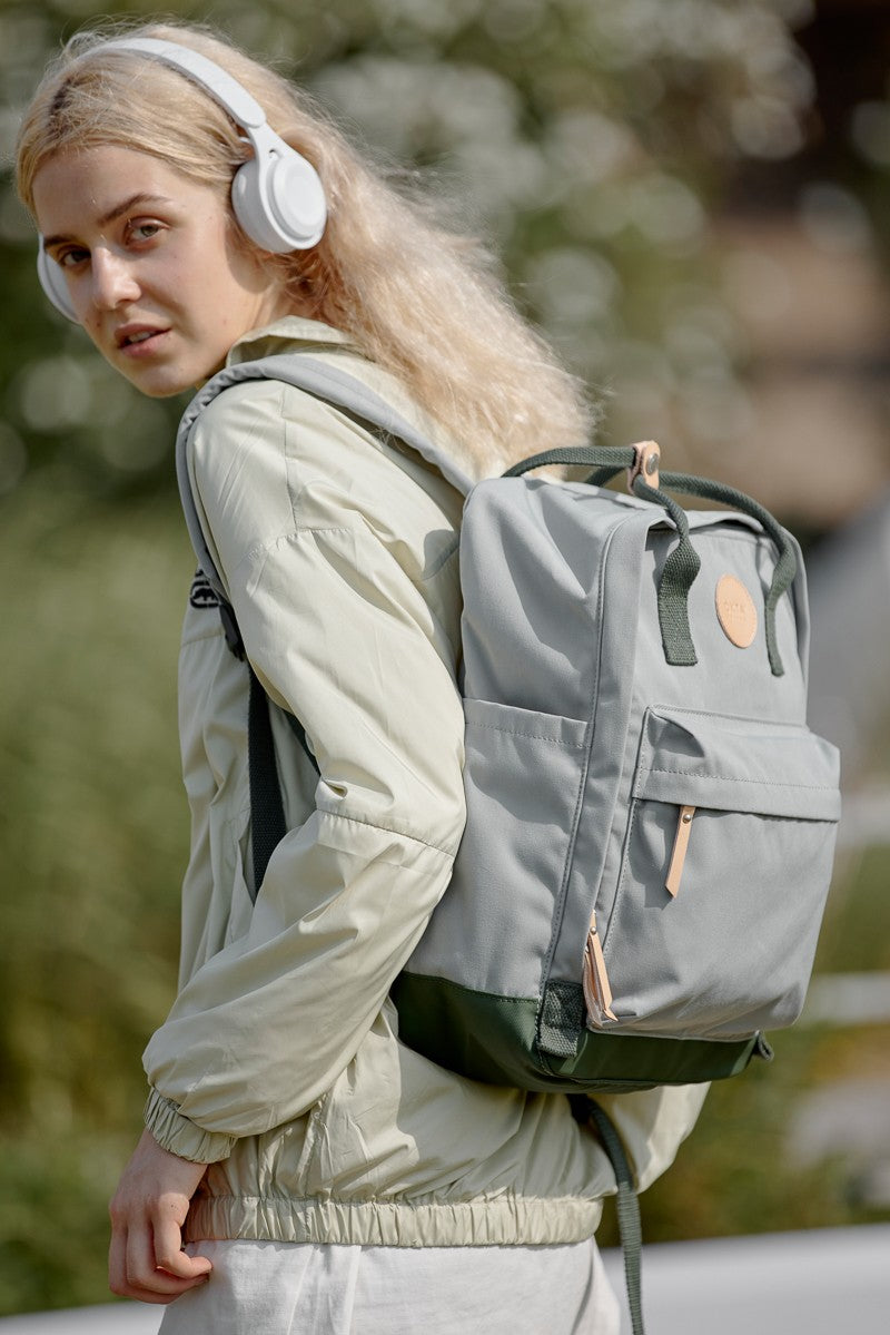 Himawari Waterproof Canvas Backpack Bag with Side Pockets - Sydney So Sweet