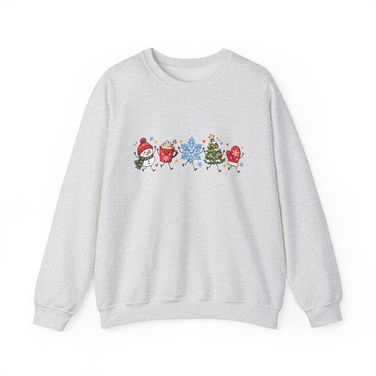 Winter Doodles Christmas Crewneck Women's Sweatshirt