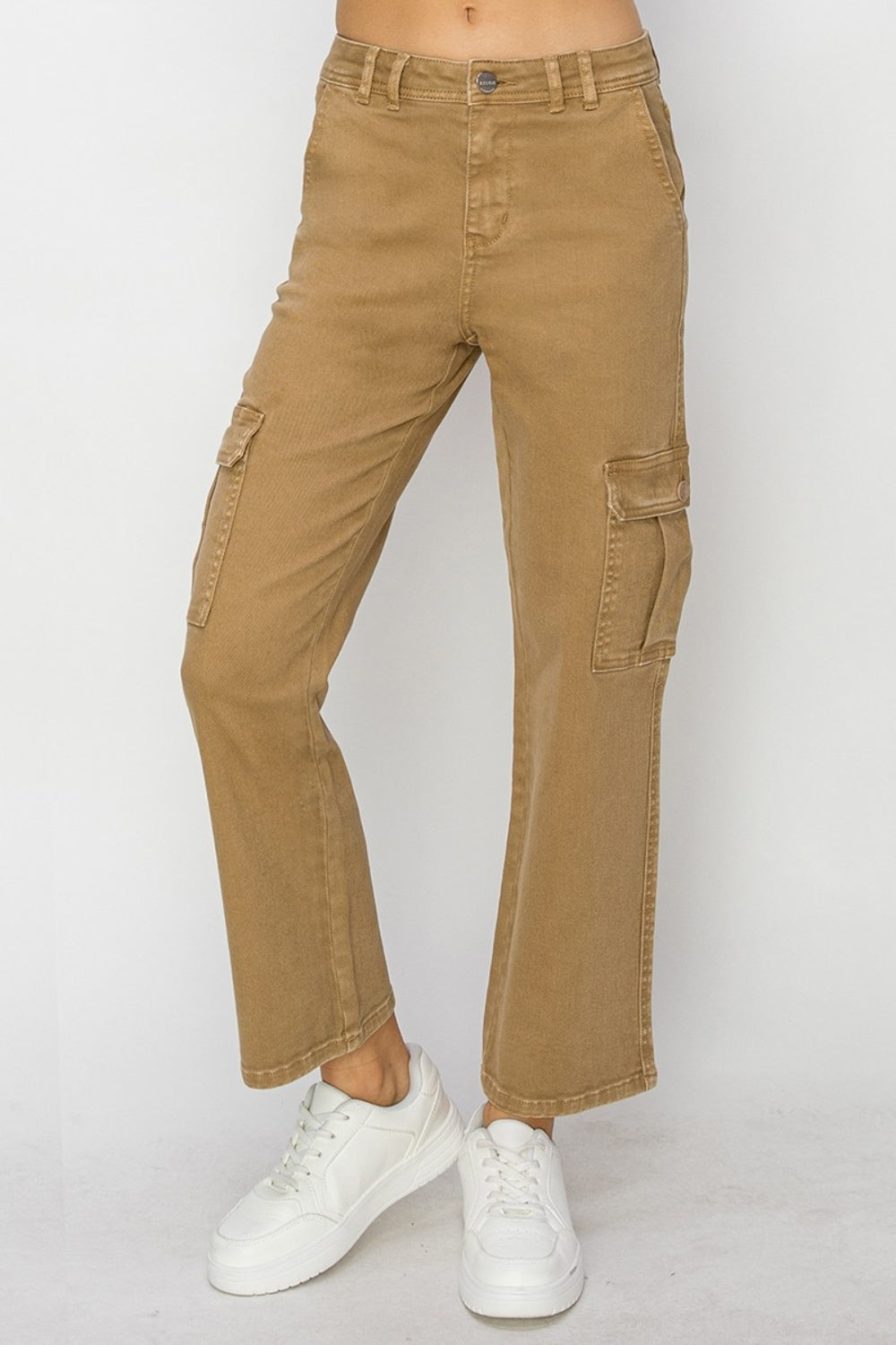 Risen Full Size High Rise Cargo Jeans - Sydney So Sweet