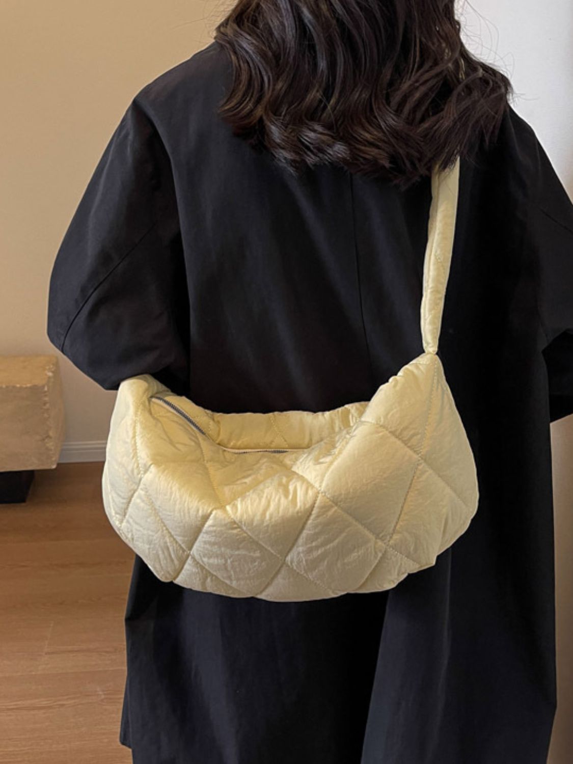 Quilted Polyester Crossbody Bag - Sydney So Sweet