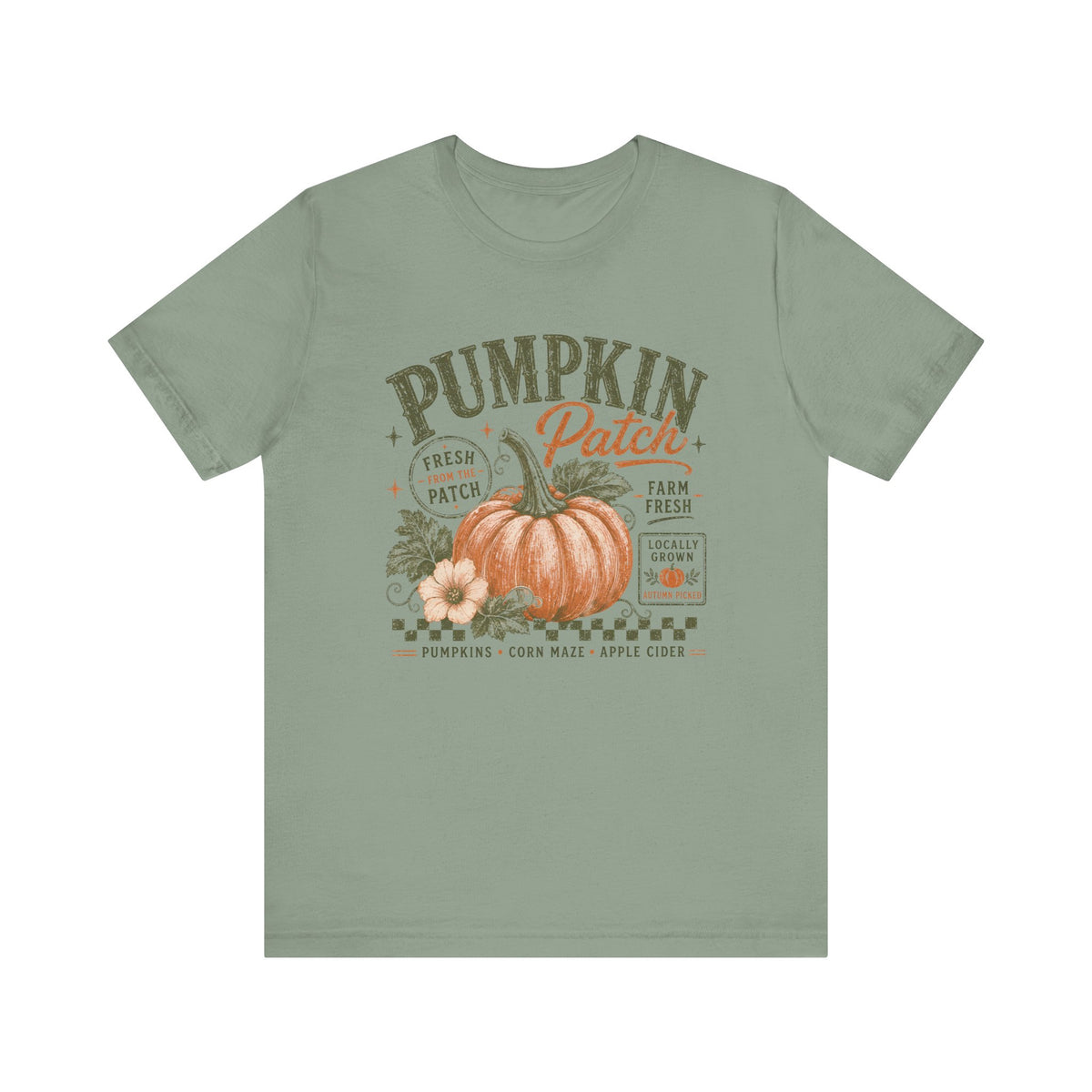 Pumpkin Patch Tee Vintage Fall Harvest Women's Graphic T-Shirt