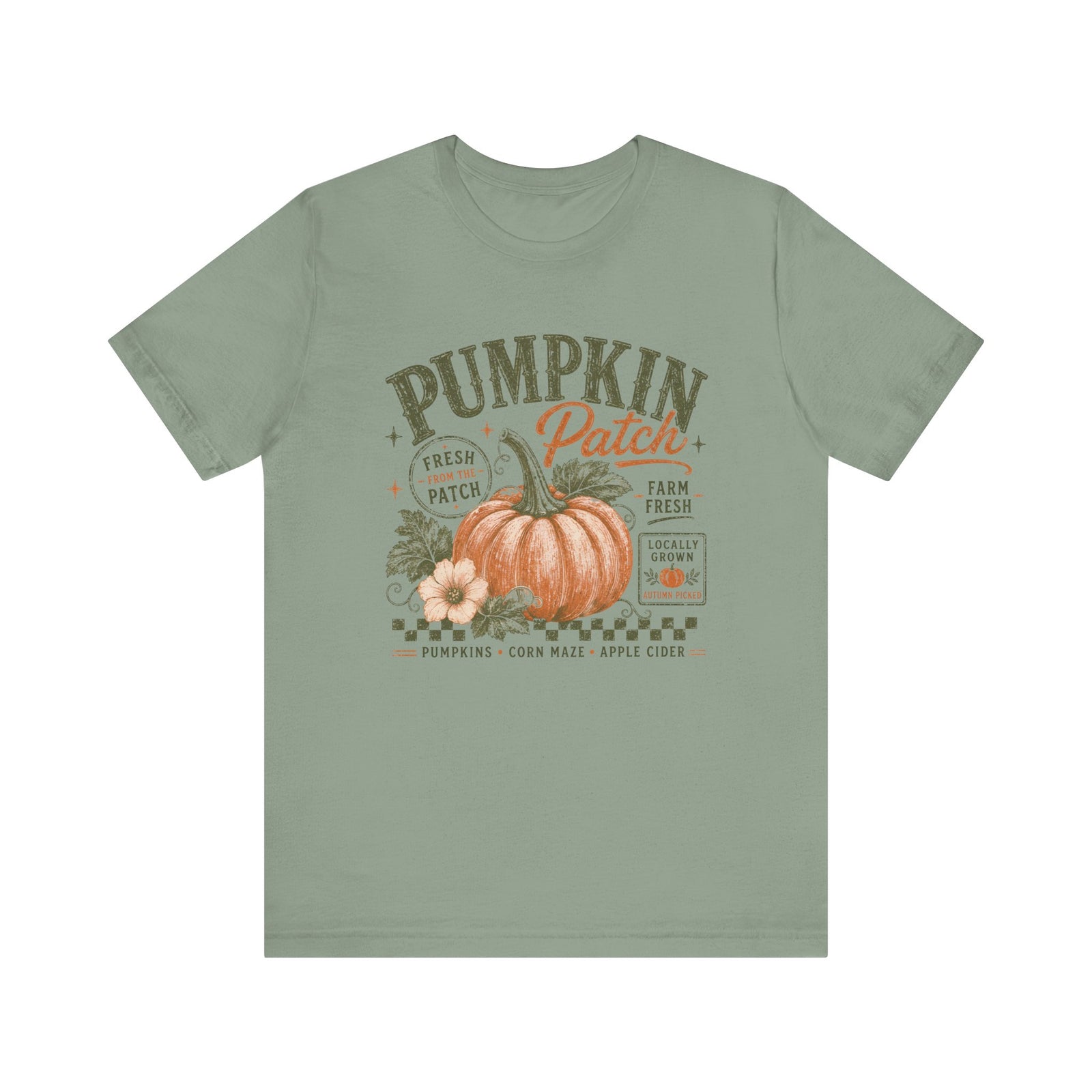 Pumpkin Patch Tee Vintage Fall Harvest Women's Graphic T-Shirt