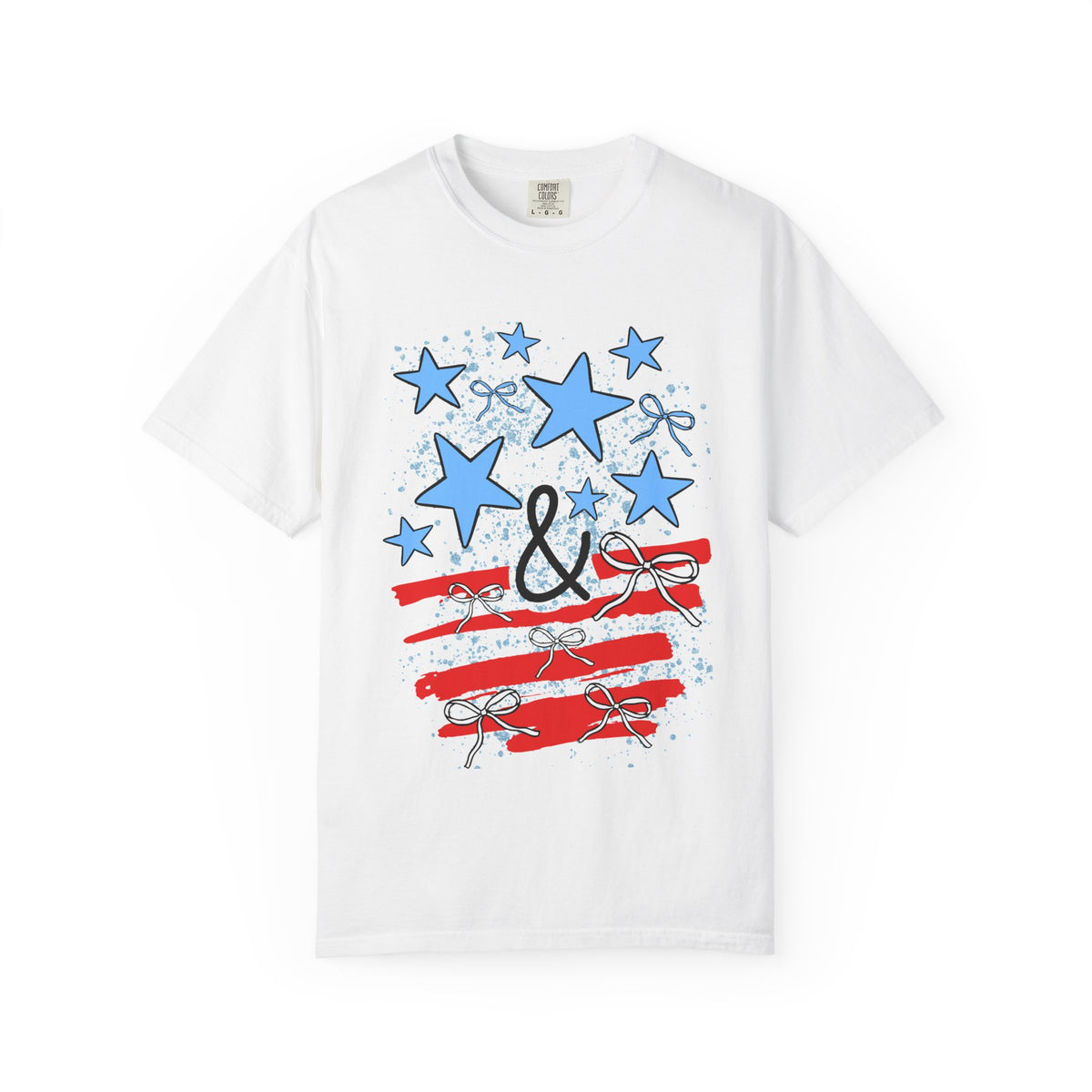 American Stars & Stripes T-Shirt Patriotic July 4th Graphic Tee