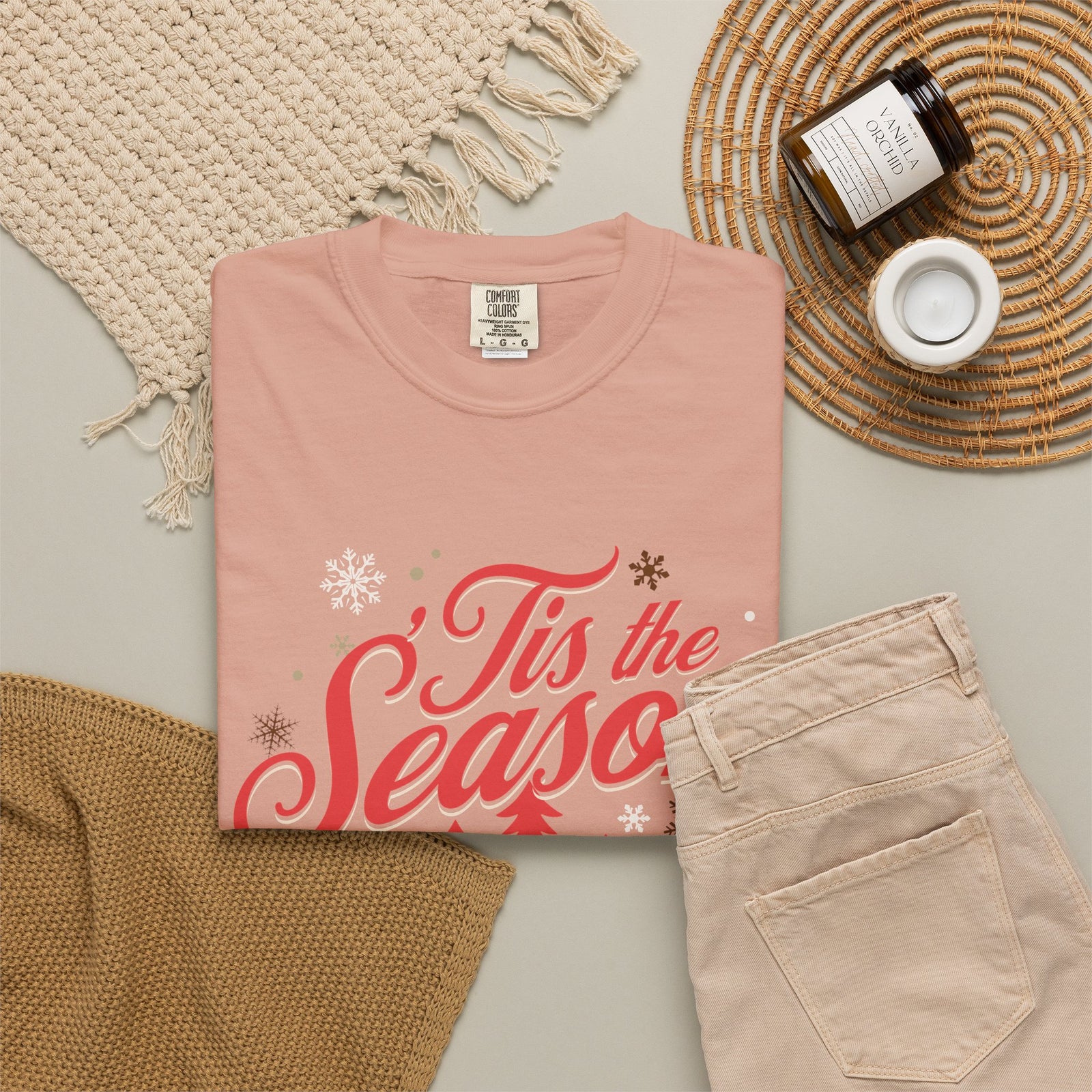 Tis the Season to Celebrate Jesus Christmas T-Shirt Christian Graphic Tee
