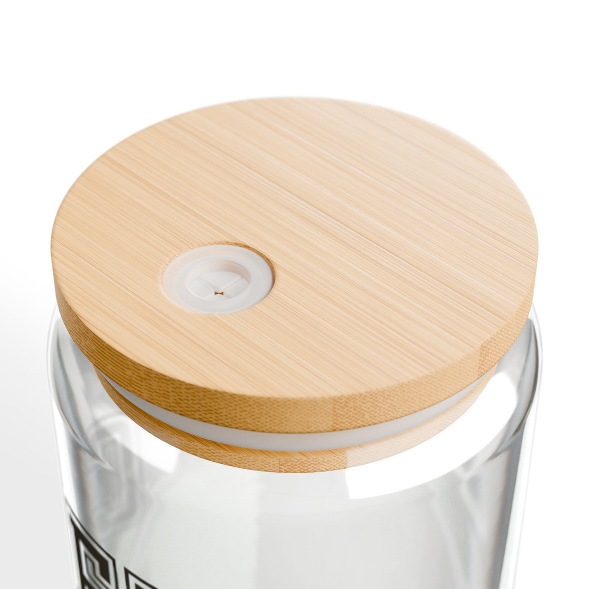 Coffee Makes Me Nicer Heart Sipper Glass 16oz Reusable Drink Jar with Lid & Straw