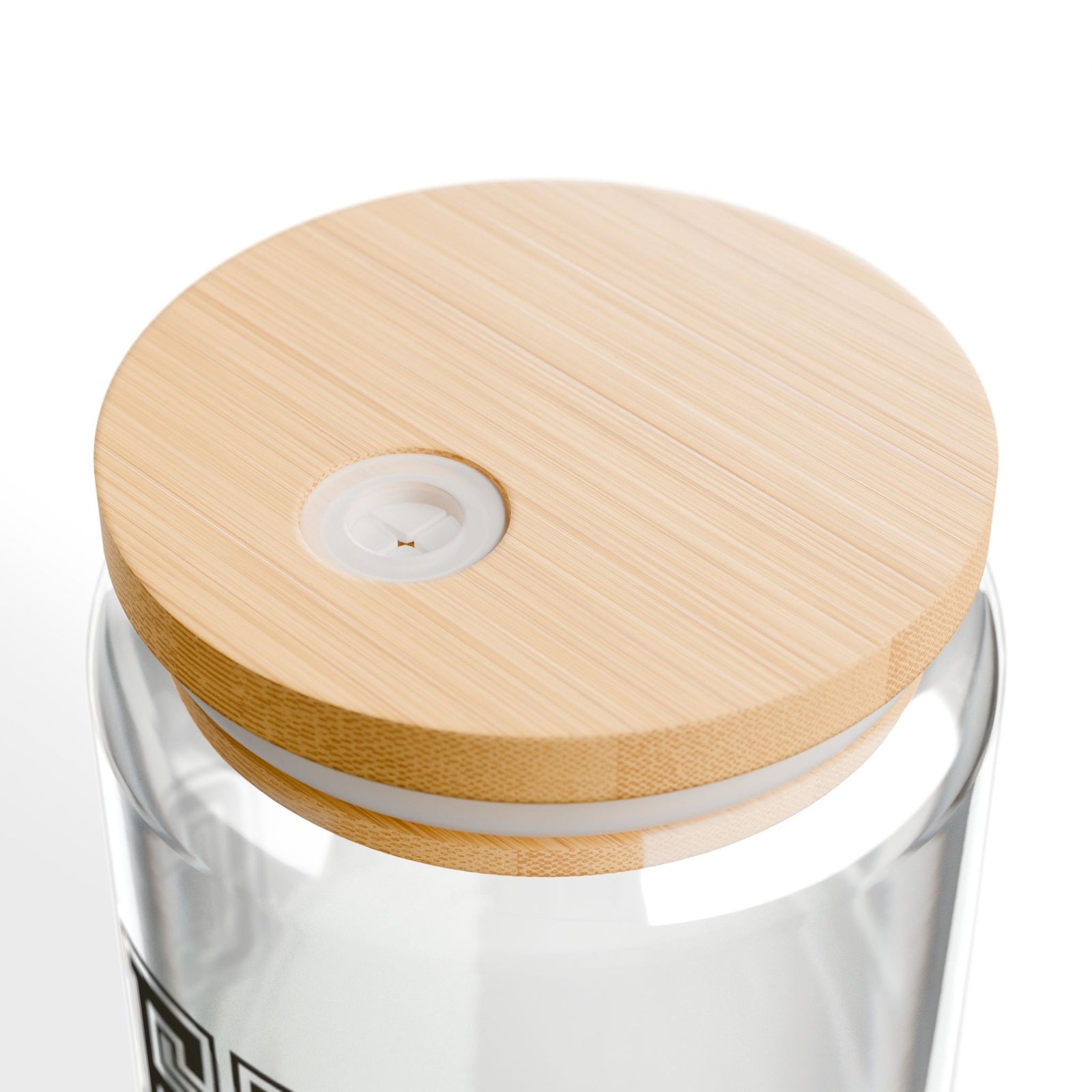 Coffee Makes Me Nicer Heart Sipper Glass 16oz Reusable Drink Jar with Lid & Straw