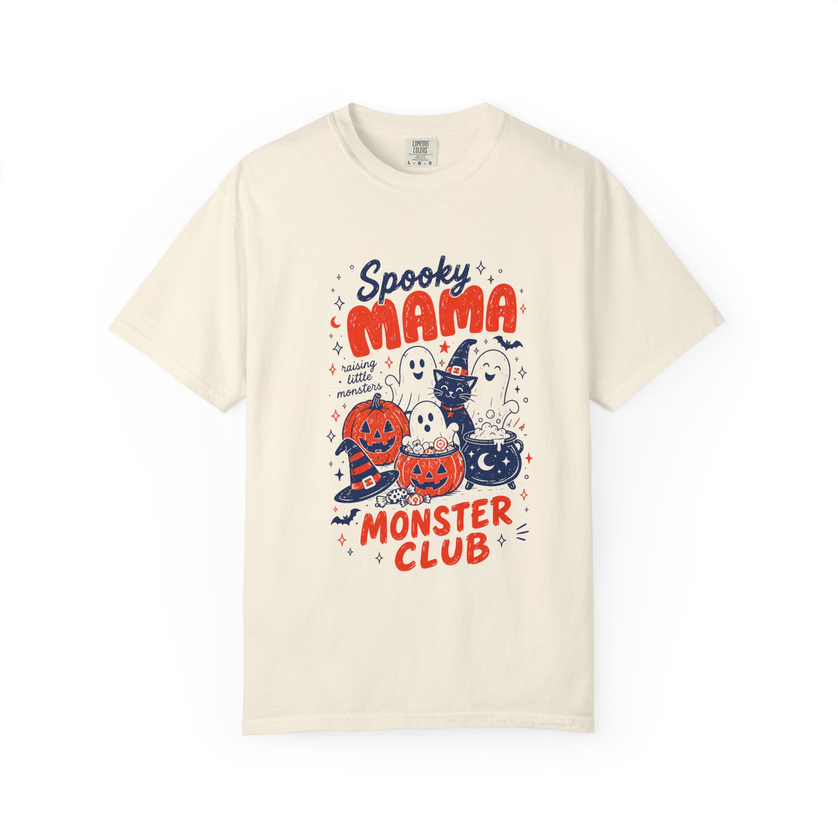 Spooky Mama Monster Club T-Shirt Cute Mom Halloween Tee