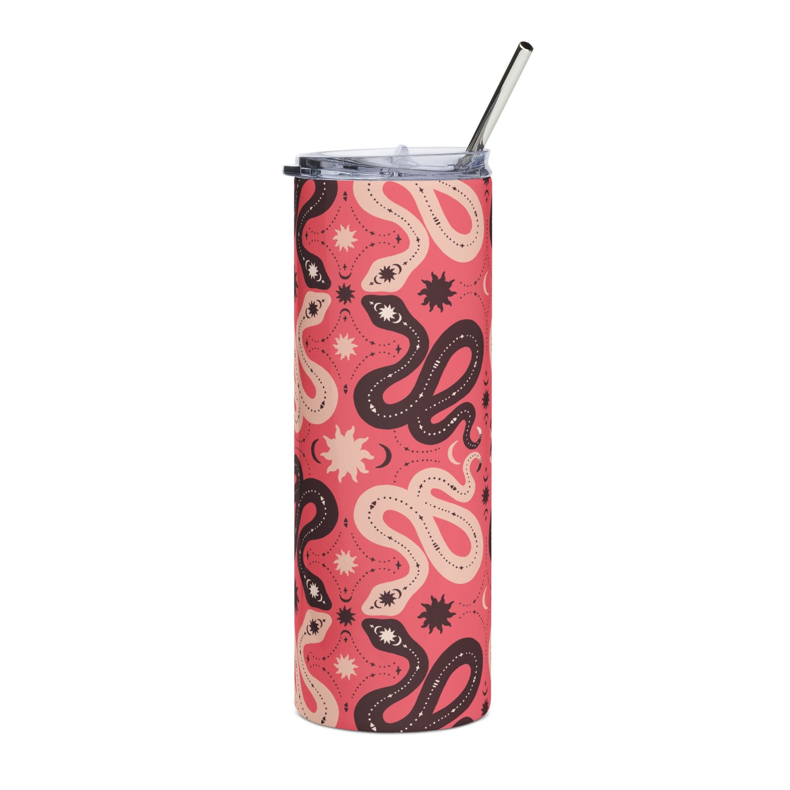 Celestial Snake 20oz Floral Stainless Tumbler Insulated Travel Cup - Sydney So Sweet