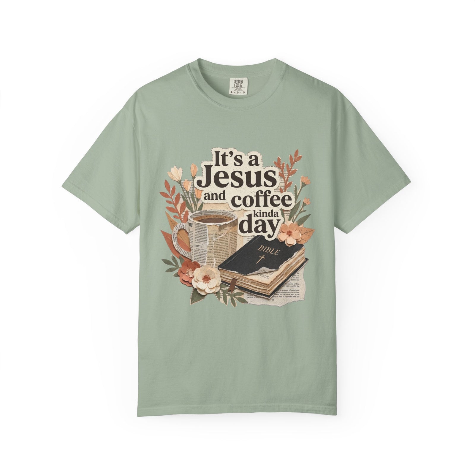 Jesus & Coffee Day T-Shirt Faith, Bible & Cozy Coffee Graphic Tee