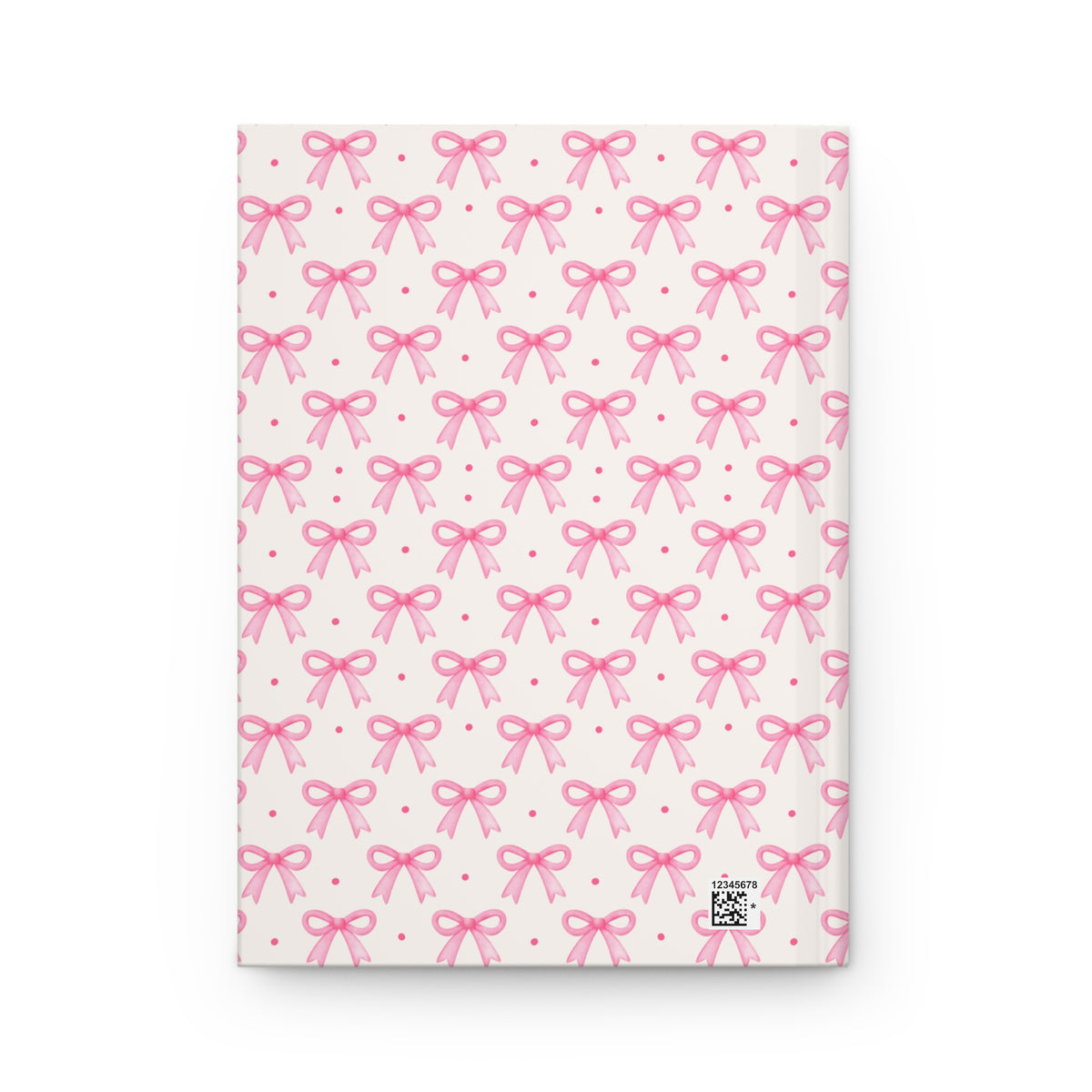 Chic Pink Coquette Bow Hardcover Journal - Perfect for Note-Taking and Journaling - Sydney So Sweet