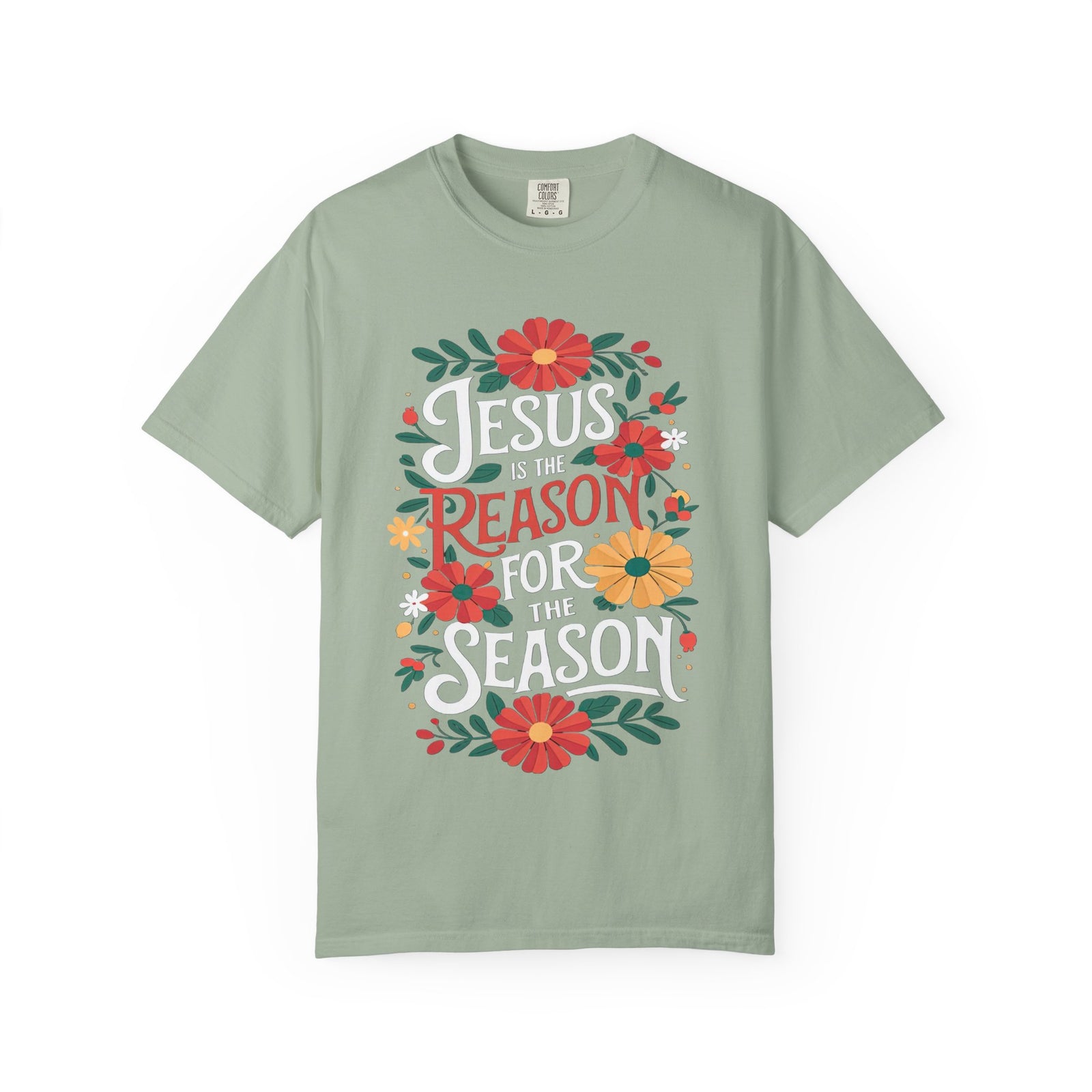 Jesus is the Reason for the Season Christmas T-Shirt Christian Graphic Tee
