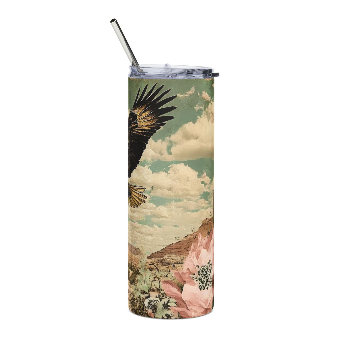 Those Who Hope Isaiah 40:31 Eagle & Cactus 20oz Stainless Tumbler Christian Inspirational Travel Cup