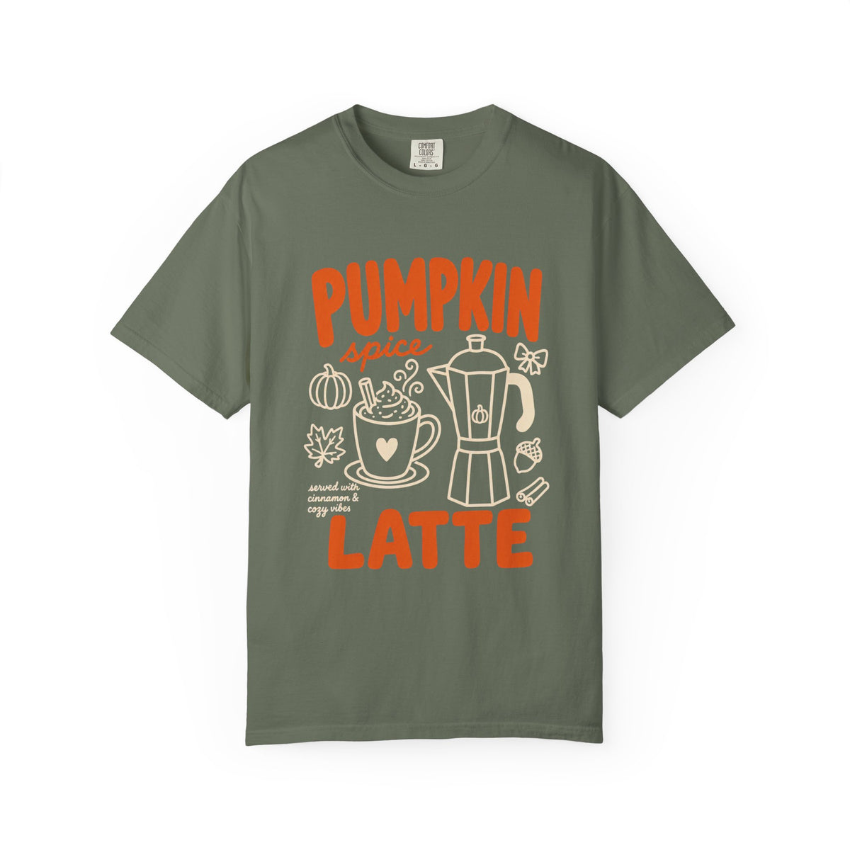 Pumpkin Spice Latte T‑Shirt Retro Fall Coffee Graphic Tee