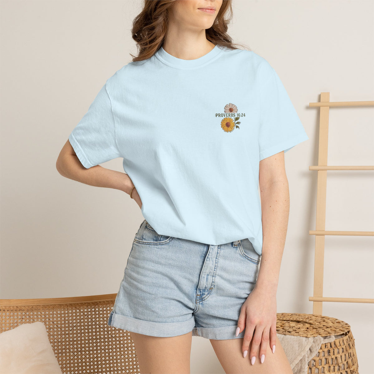 Kind Words are Like Honey T-Shirt Proverbs Bee Floral Tee