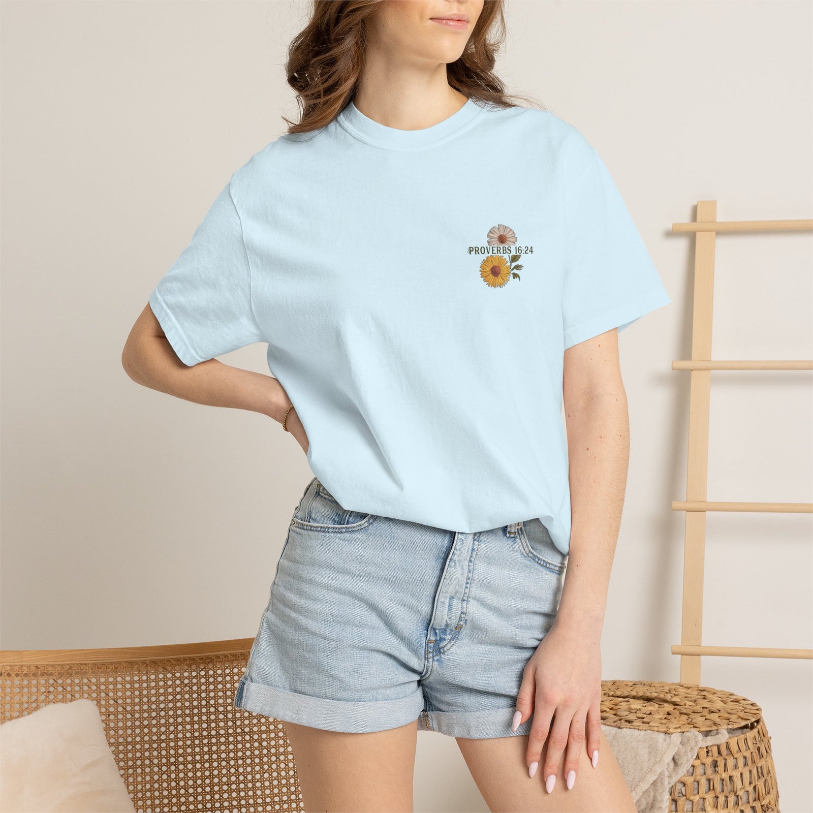 Kind Words are Like Honey T-Shirt Proverbs Bee Floral Tee
