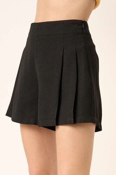 Mittoshop Side Invisible Zipper Pleated Shorts - Sydney So Sweet