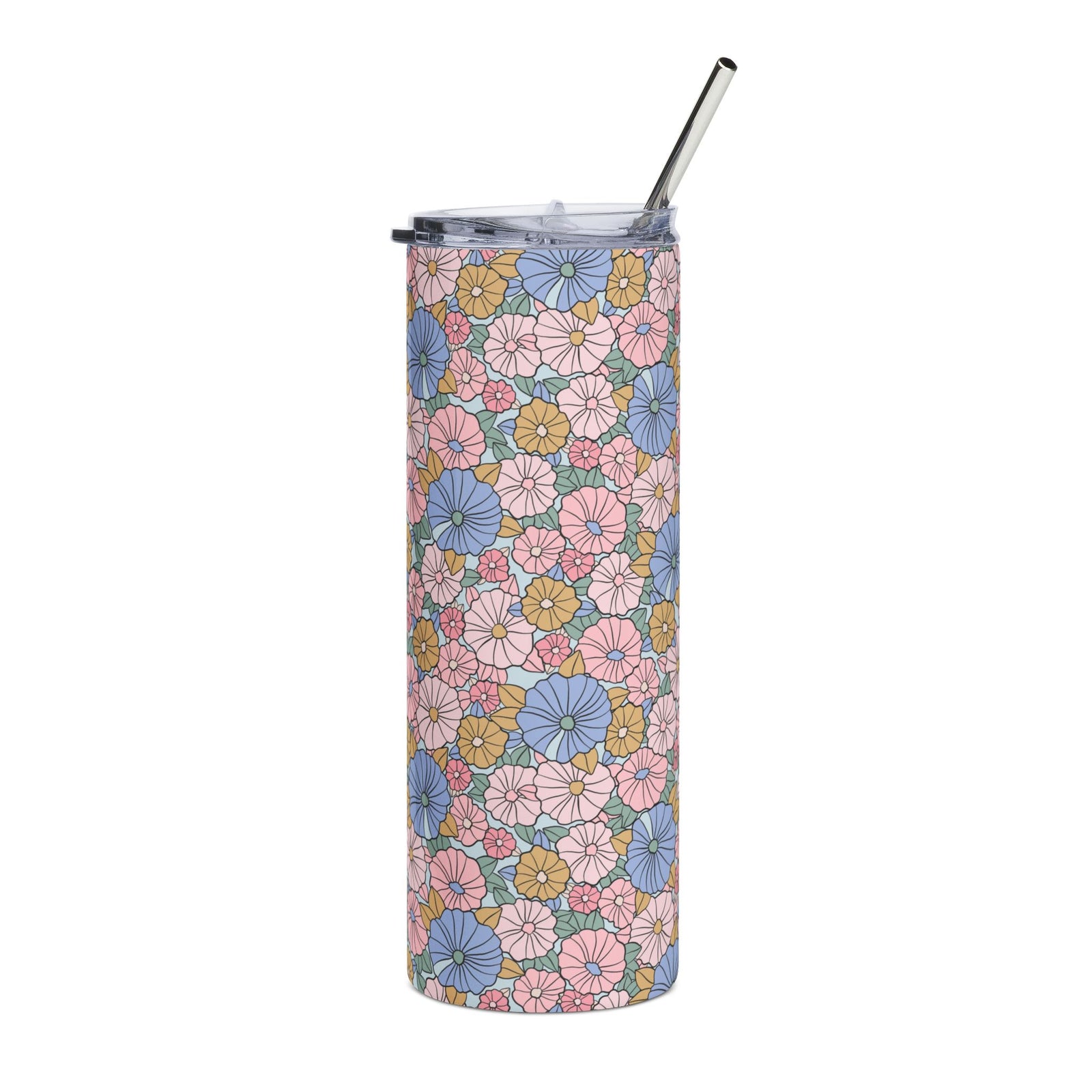 Dreamy Daisy 20oz Floral Stainless Steel Tumbler Insulated Travel Cup