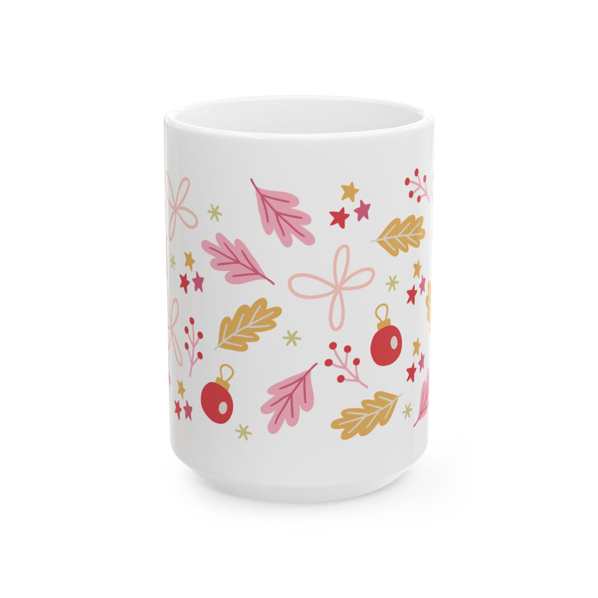 Cheerful Christmas Ceramic Mug Coffee Cup (11oz & 15oz)