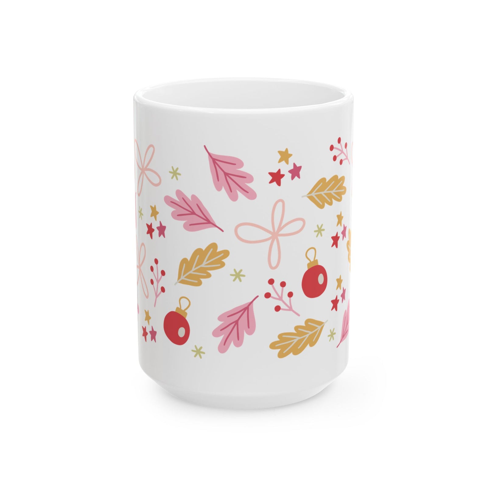 Cheerful Christmas Ceramic Mug Coffee Cup (11oz & 15oz)