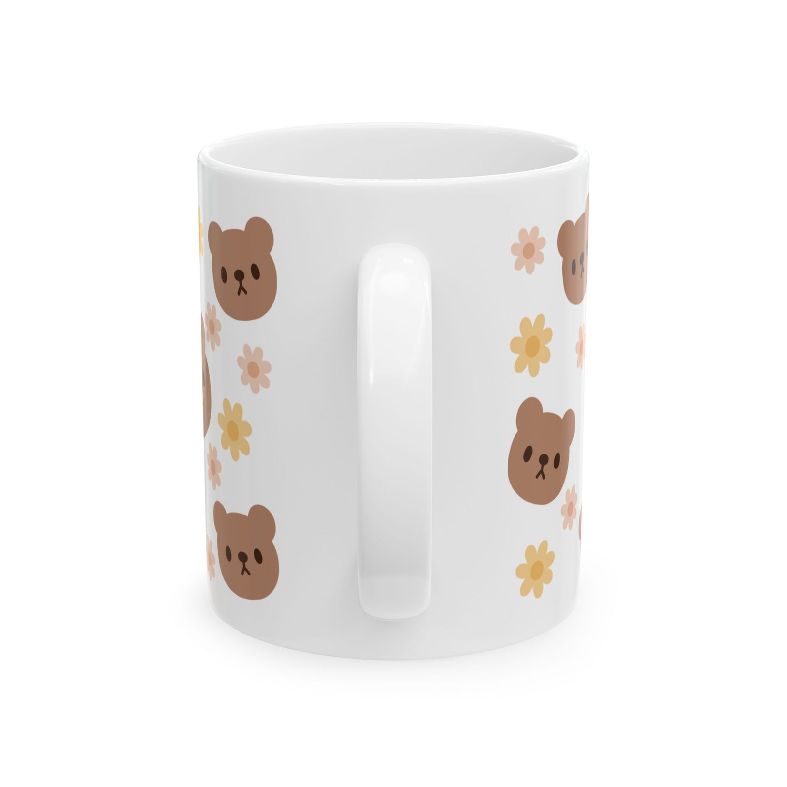 Teddy Bear Daisy Cute Ceramic Mug Coffee Cup (11oz & 15oz) - Sydney So Sweet