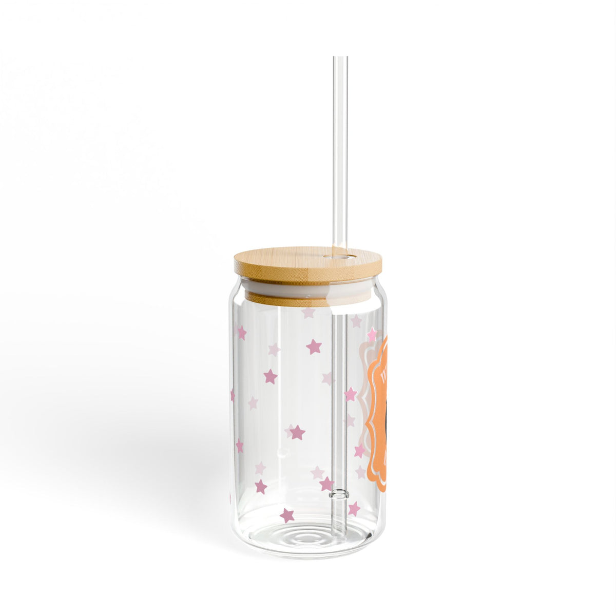 Witch's Brew Halloween Sipper Glass 16oz Reusable Drink Jar with Lid & Straw