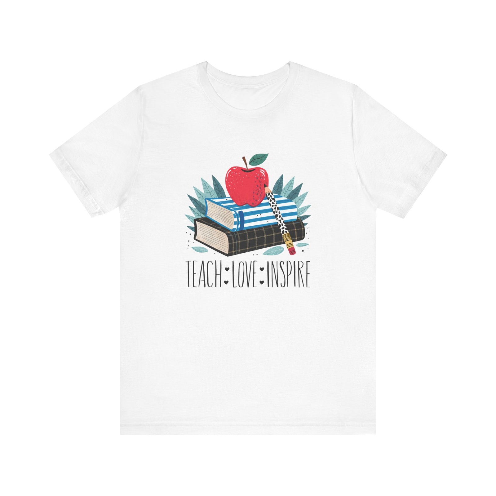 Teach • Love • Inspire Teacher Graphic T-Shirt Teacher Appreciation Tee