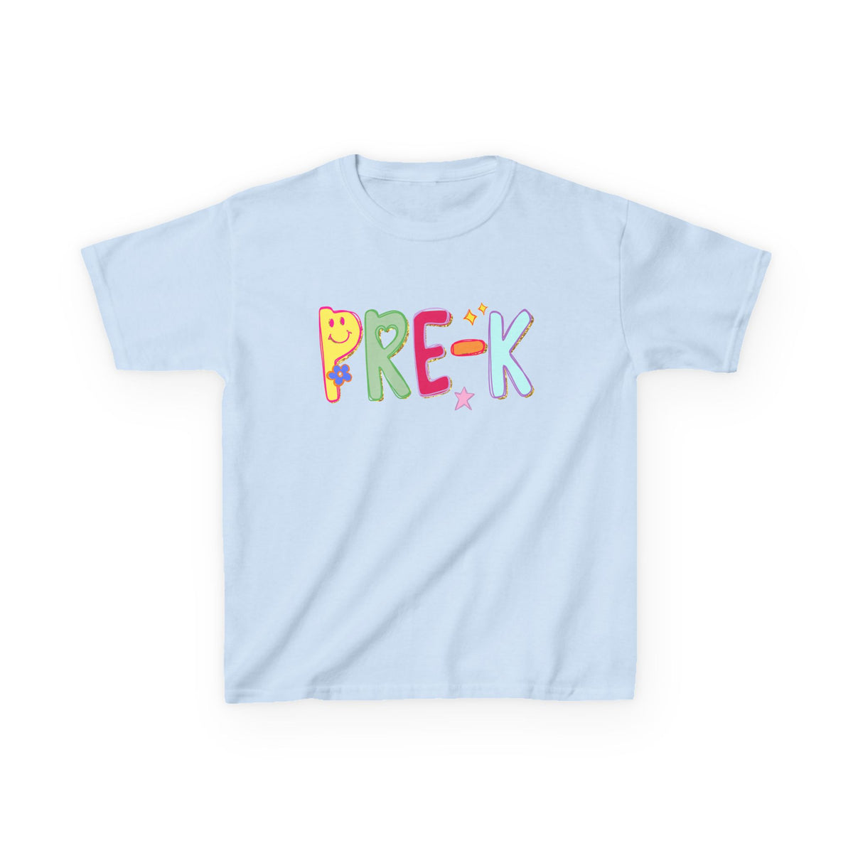 Pre-K Kids T-Shirt Cute & Colorful Back to School Preschool Tee