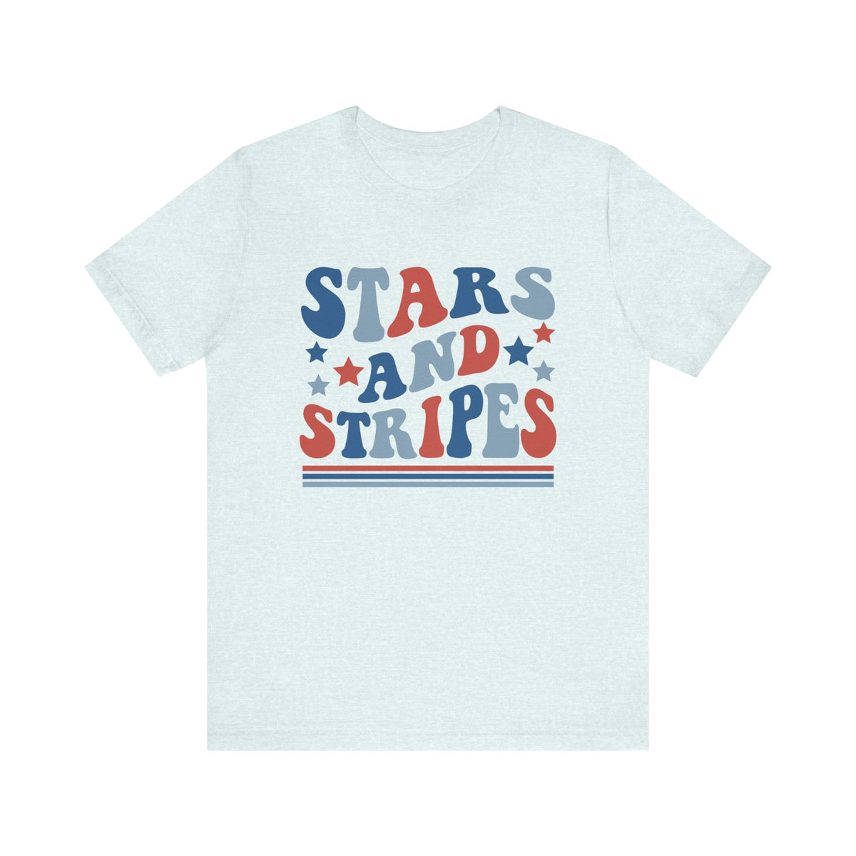 Stars & Stripes Patriotic 4th of July Patriotic Graphic T-Shirt