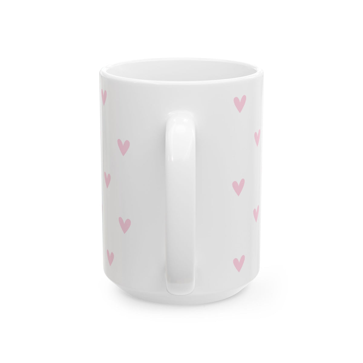 All You Need is Love & Coffee Mug — Pink Heart Coffee Cup (11oz, 15oz) - Sydney So Sweet