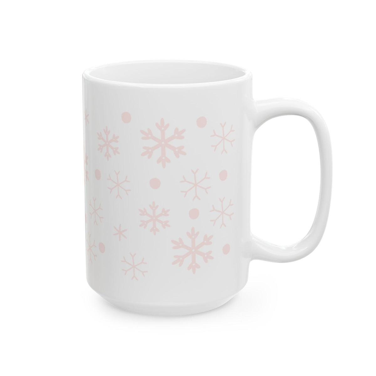 Winter Wonder Snowflakes Ceramic Mug Coffee Cup (11oz & 15oz)