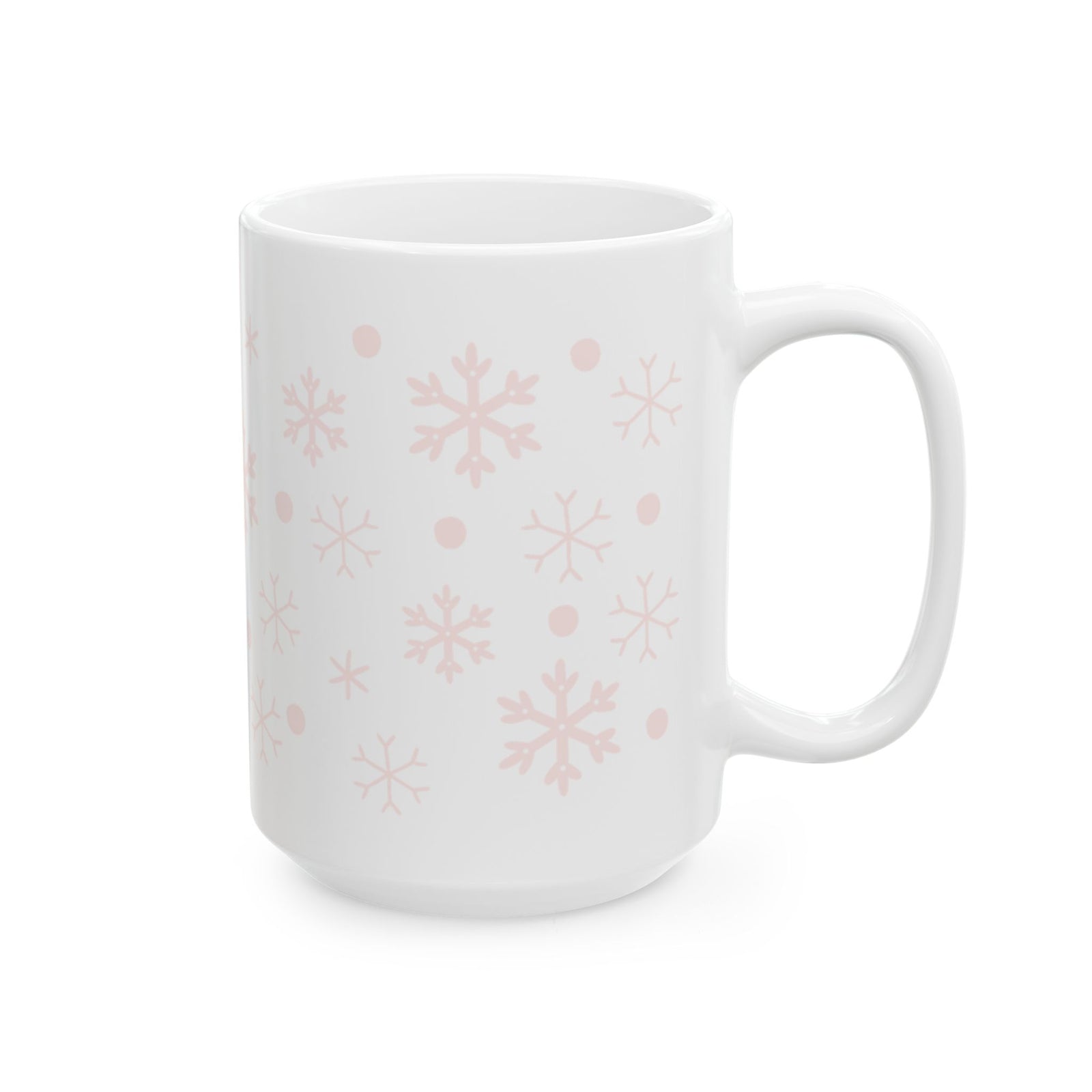 Winter Wonder Snowflakes Ceramic Mug Coffee Cup (11oz & 15oz)